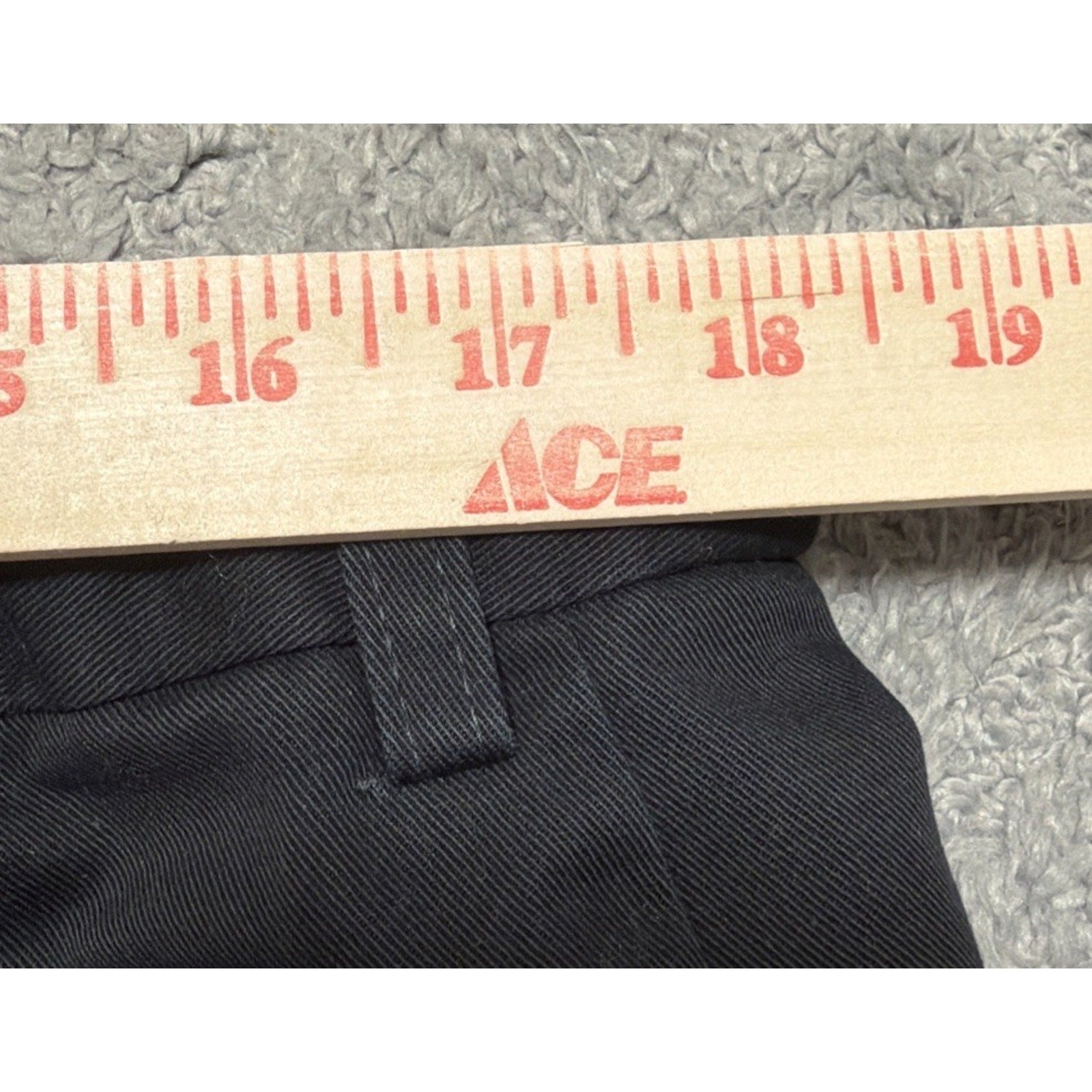 Haggar Black Label chino pants mens 36 x 34 comfort waist Black dress