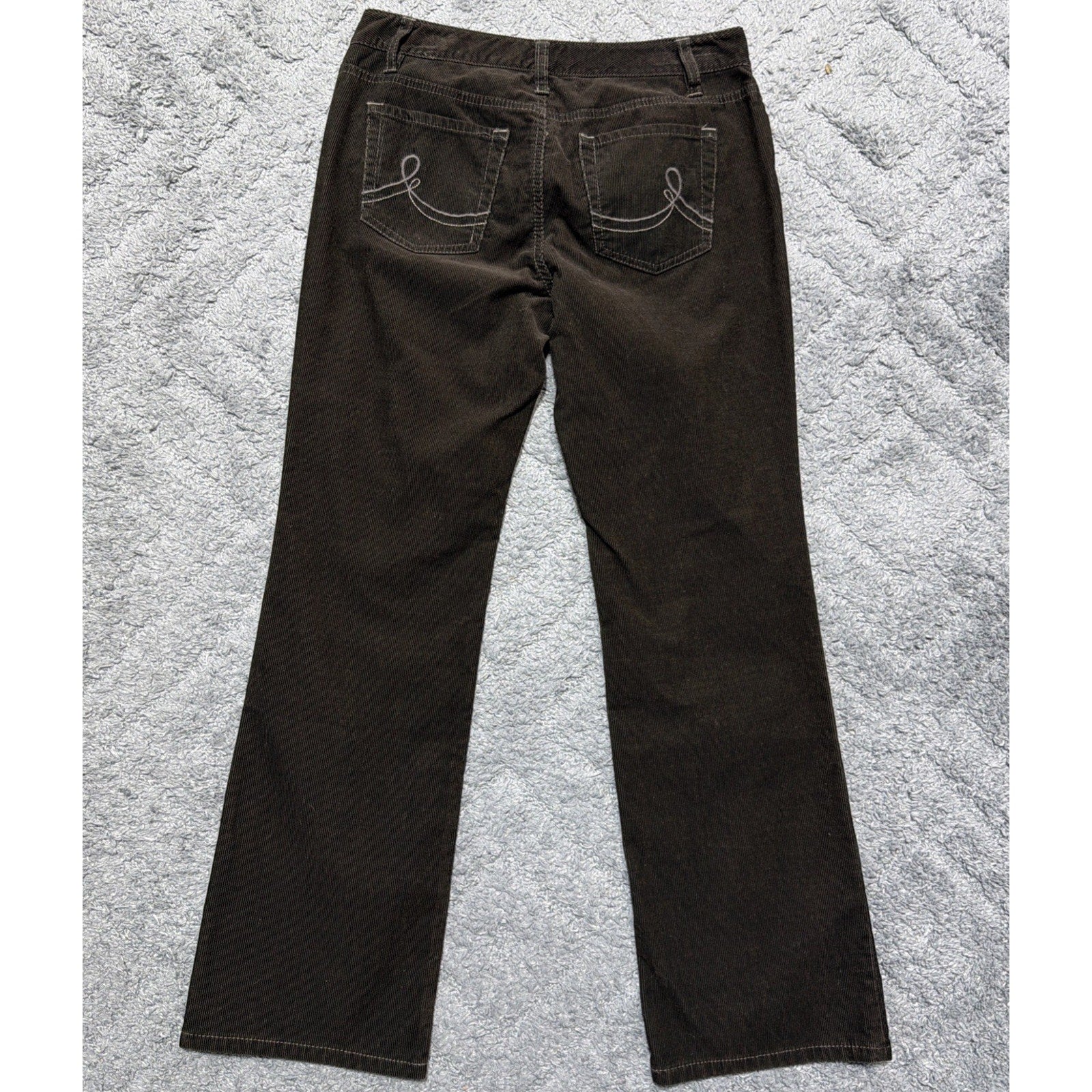 Ann Taylor Loft Brown Curvy Boot Corduroy pants Size 4P 29x29