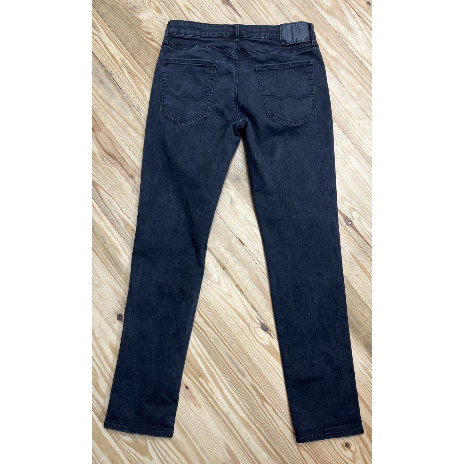 American Eagle AE Men's Slim Straight Next Level Flex Black Denim Jeans 32/34
