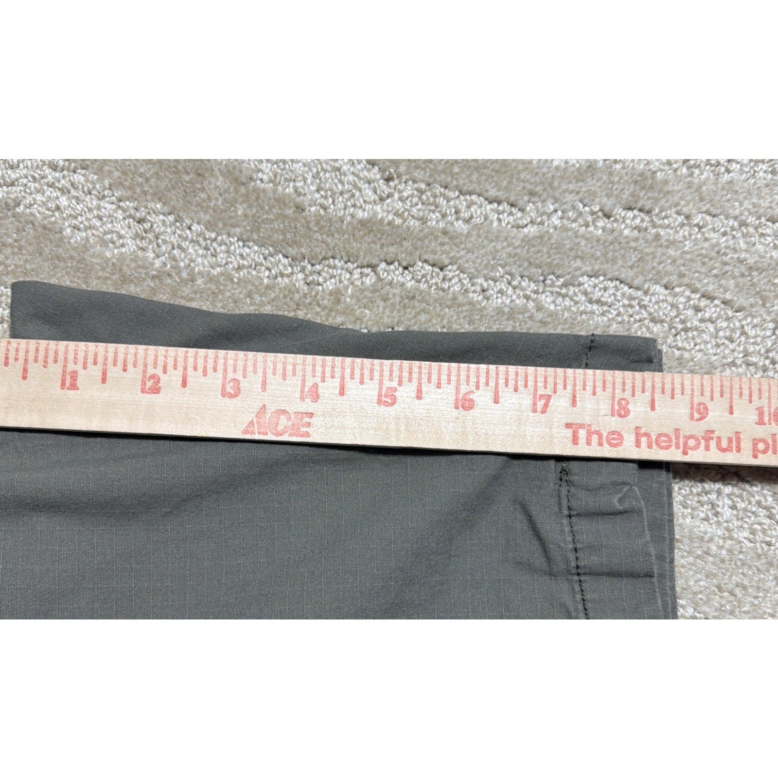 MENS NAUTICA Flex CLASSIC FIT STRETCH RIPSTOP 9”CARGO SHORTS 32 Green