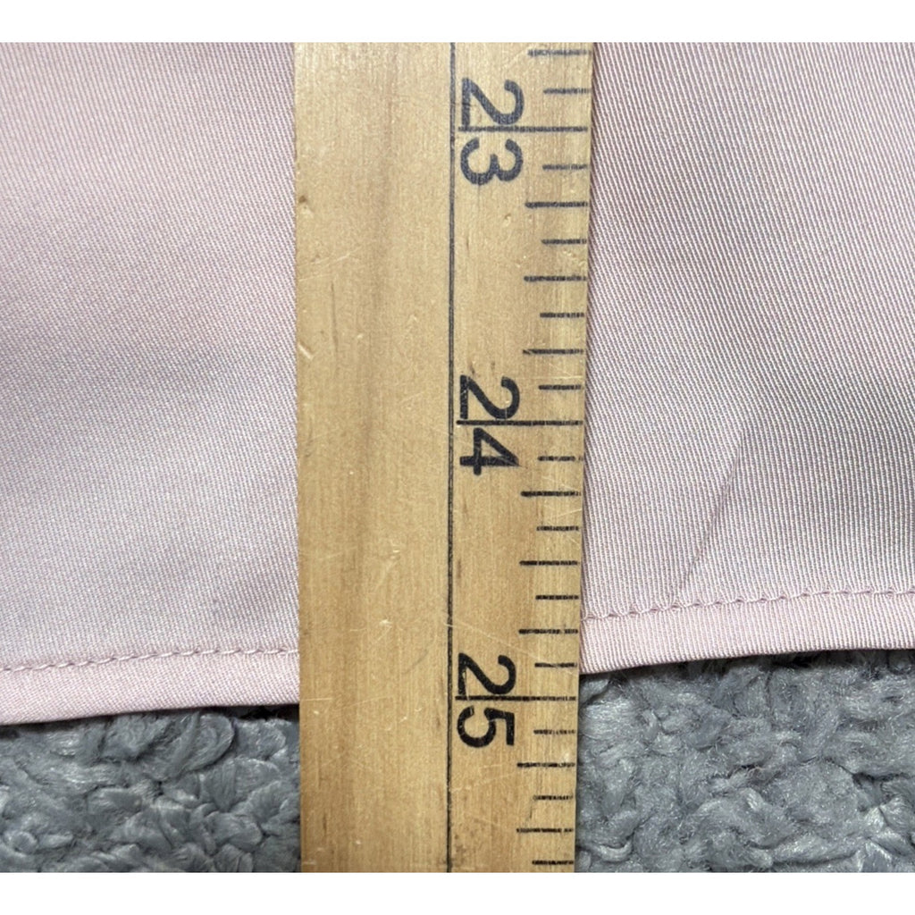 Express women sz M Semi Sheer Blouse Light Pink long sleeve top