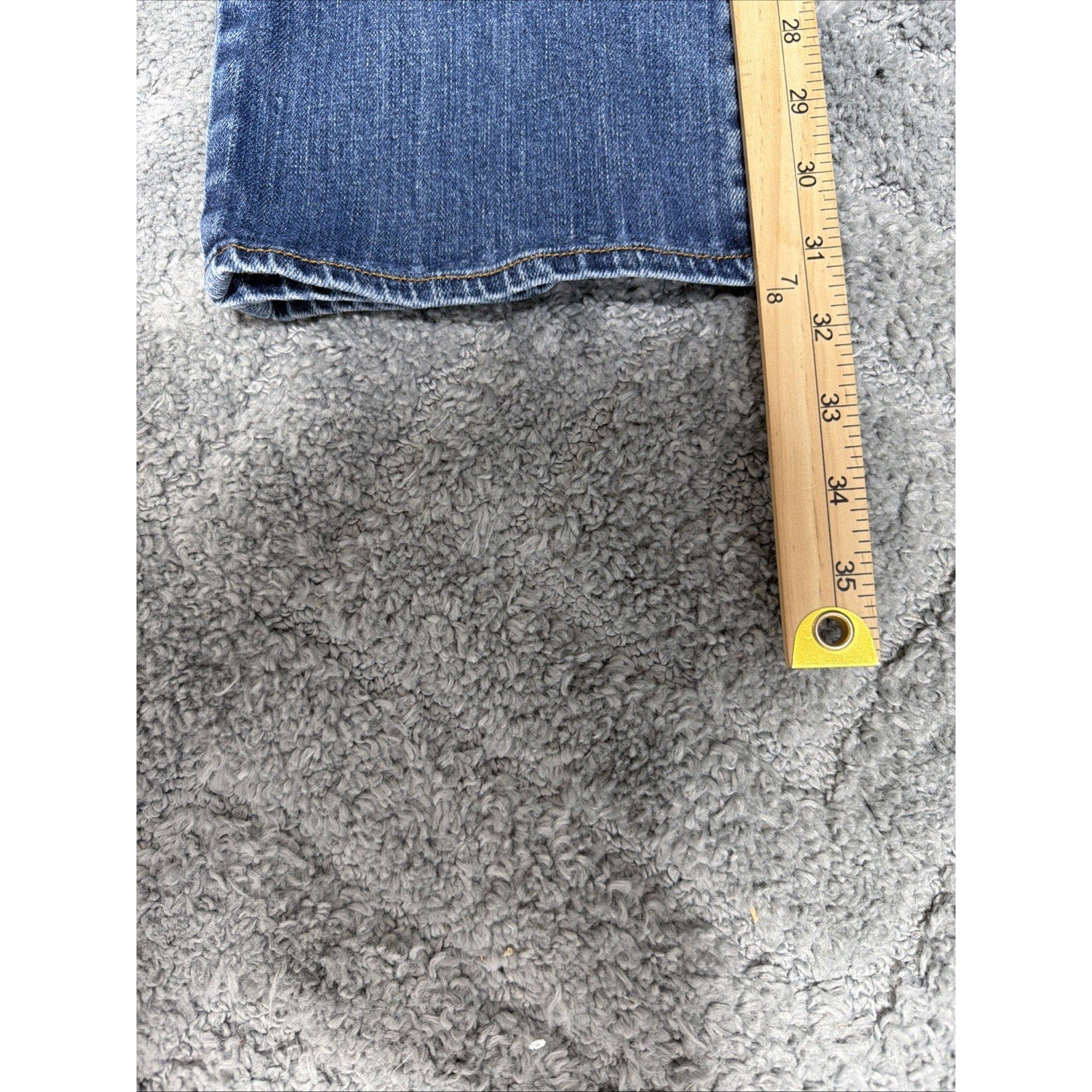 ABERCROMBIE & FITCH Y2K Jeans EMMA Bootcut Womens 6 27x33 Stretch Actual 28x31