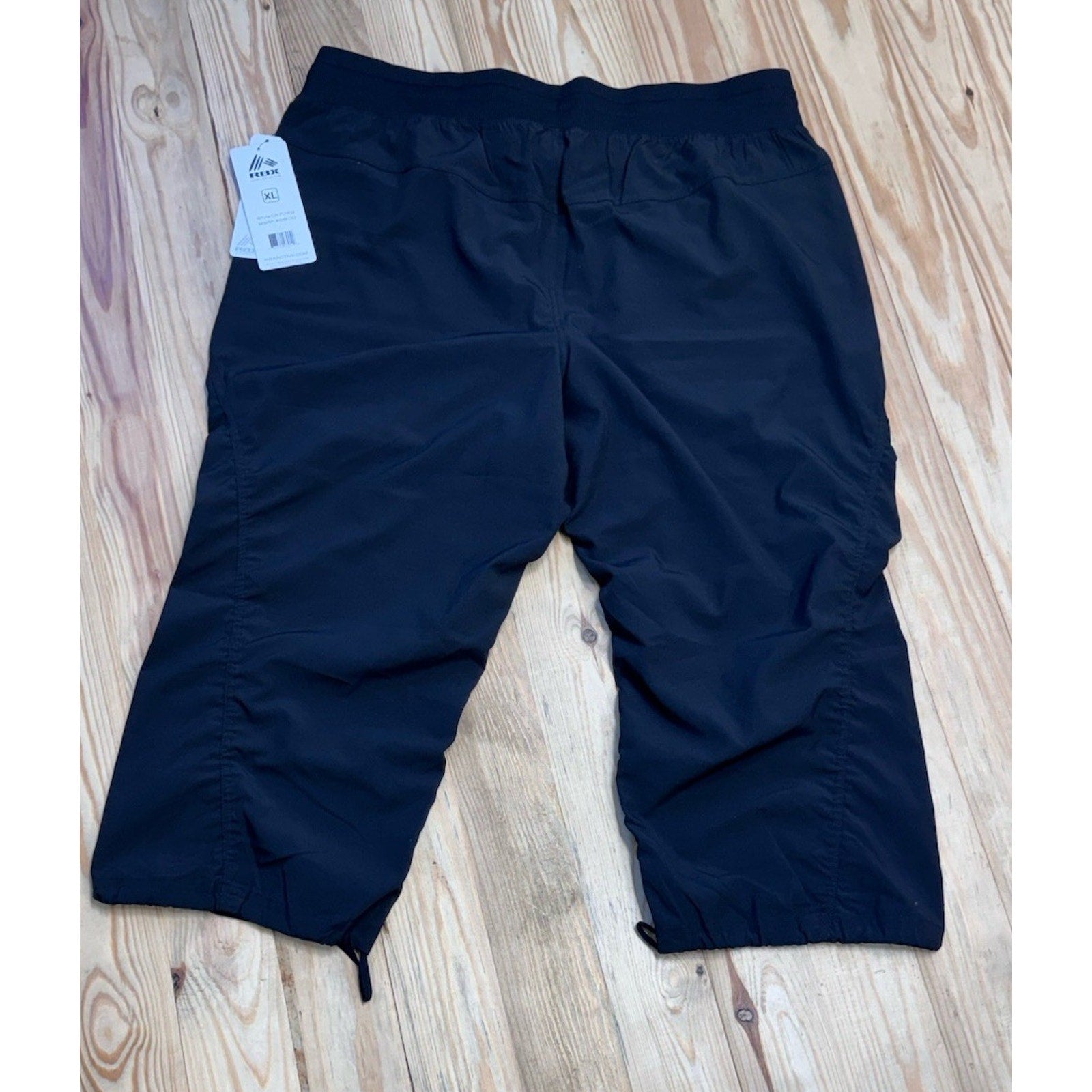 RBX Reebok Pants Women Size XL Jogger Elastic Waist Lined Stretch Black NEW