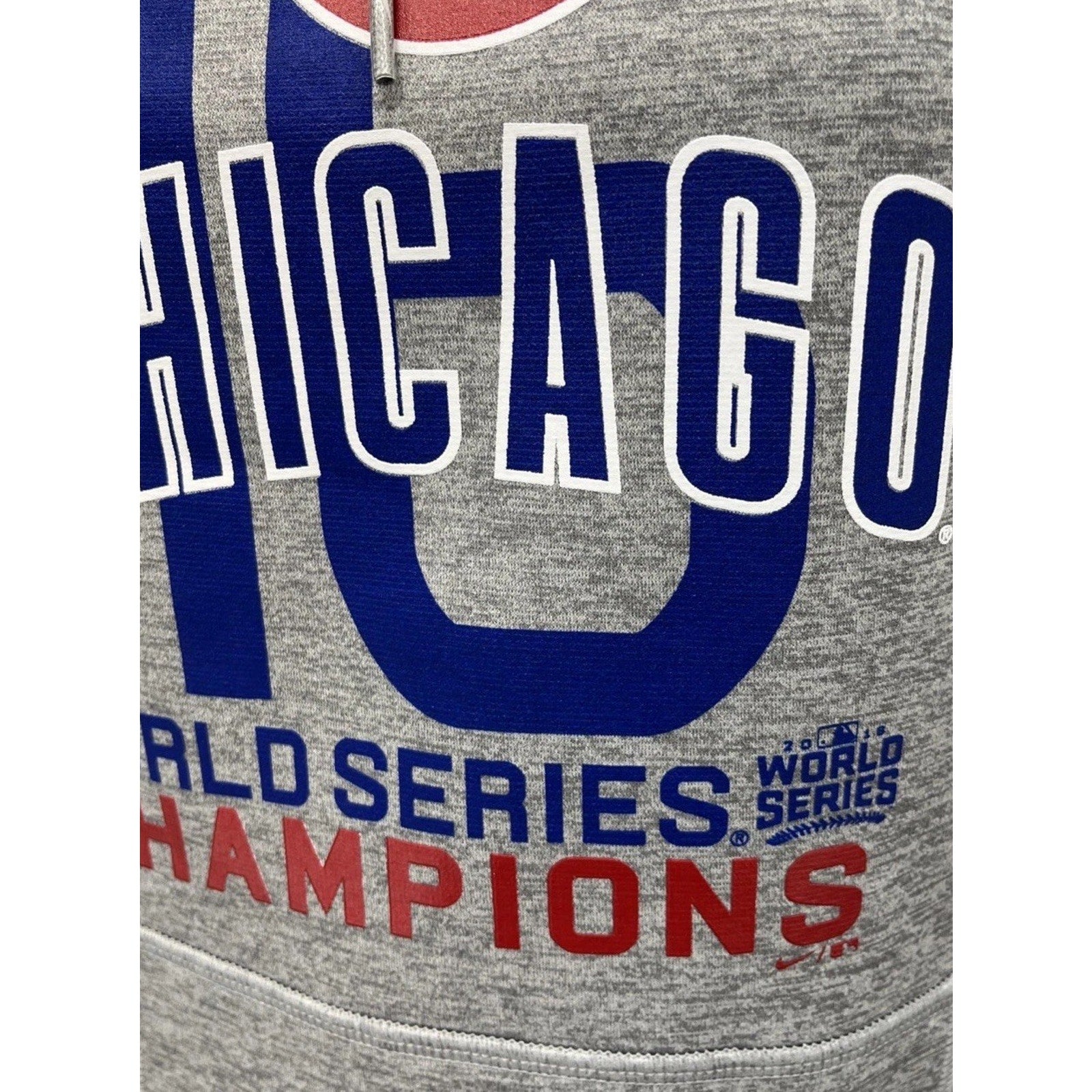 Chicago Cubs Hoodie Women's Nike Therma Fit 2016 World Series Champions S EUC