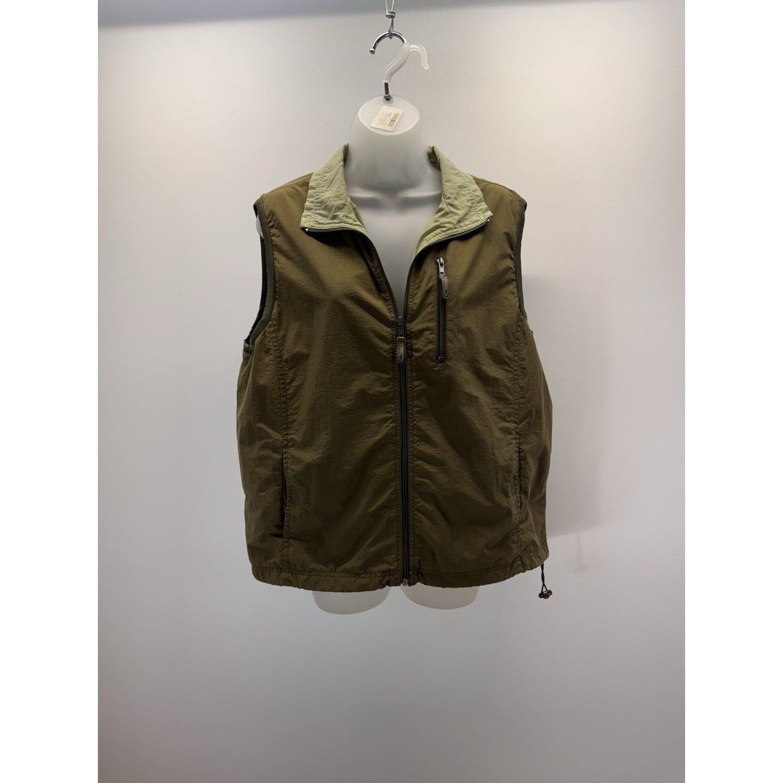 Catalina Zip Front Reversible Vest Ladies Large 12/14 GREEN