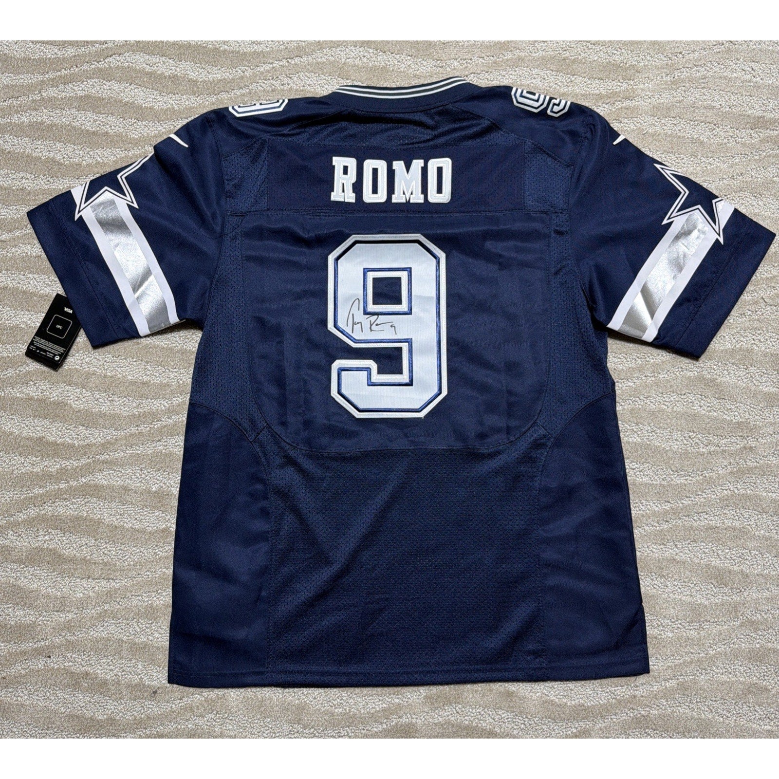 Nike On Field Tony Romo #9 Dallas Cowboys Jersey Navy Men’s Size 56 NWT