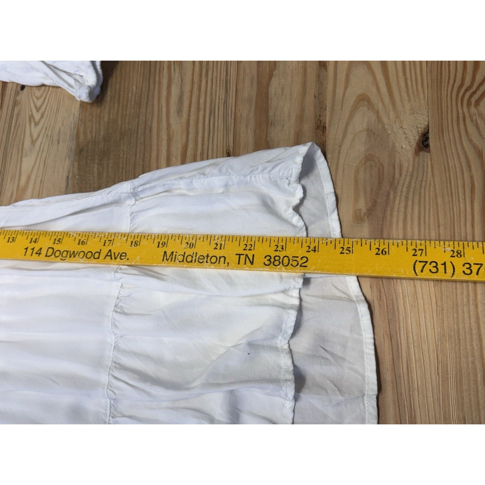 Como Vintage Blouse White Long Peasant Sleeve Women’s Size Small Bohemian Hippie