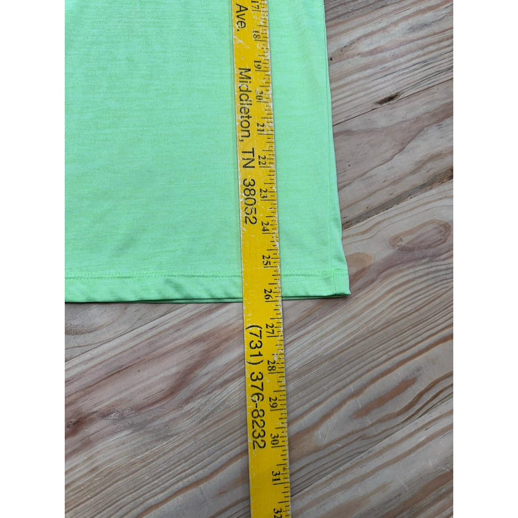 Under armour T Shirt Men Medium Green Heatgear Vent Loose Fit Crew Neck Pullover