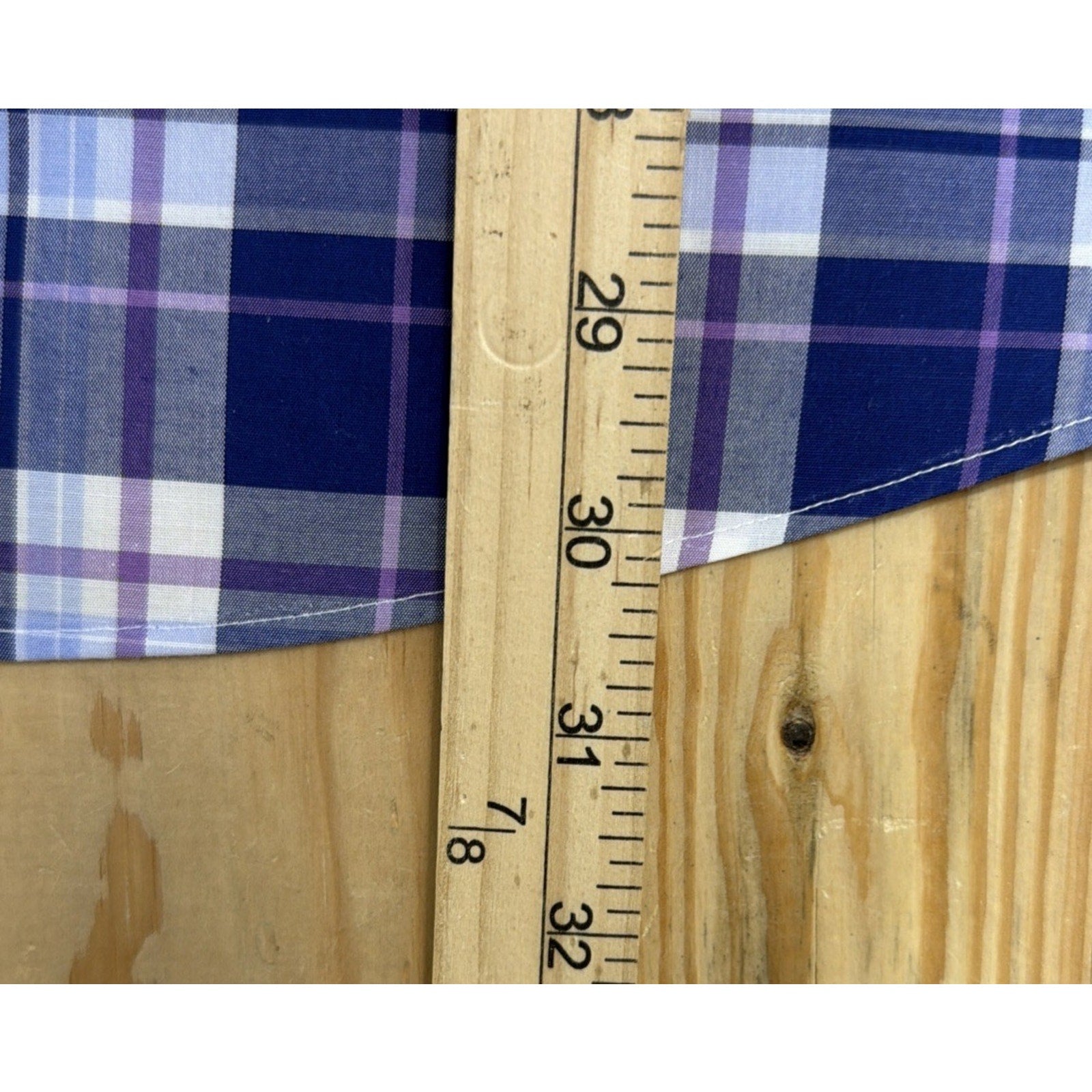 Lauren Ralph Lauren Black Label Men’s Plaid Stretch Button Up LS Shirt Size XL