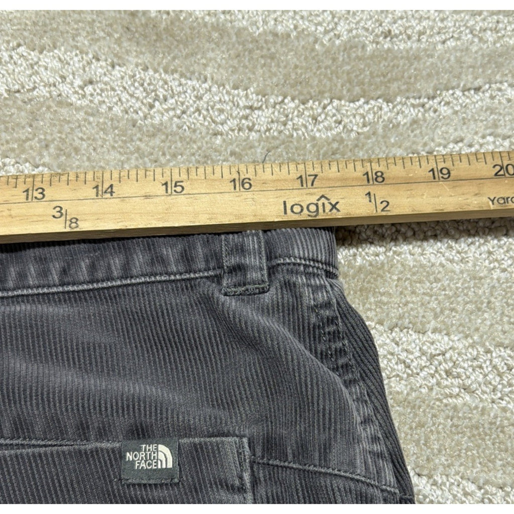 The North Face Double Knee Utility Corduroy Pants Mens 34x31 Gray