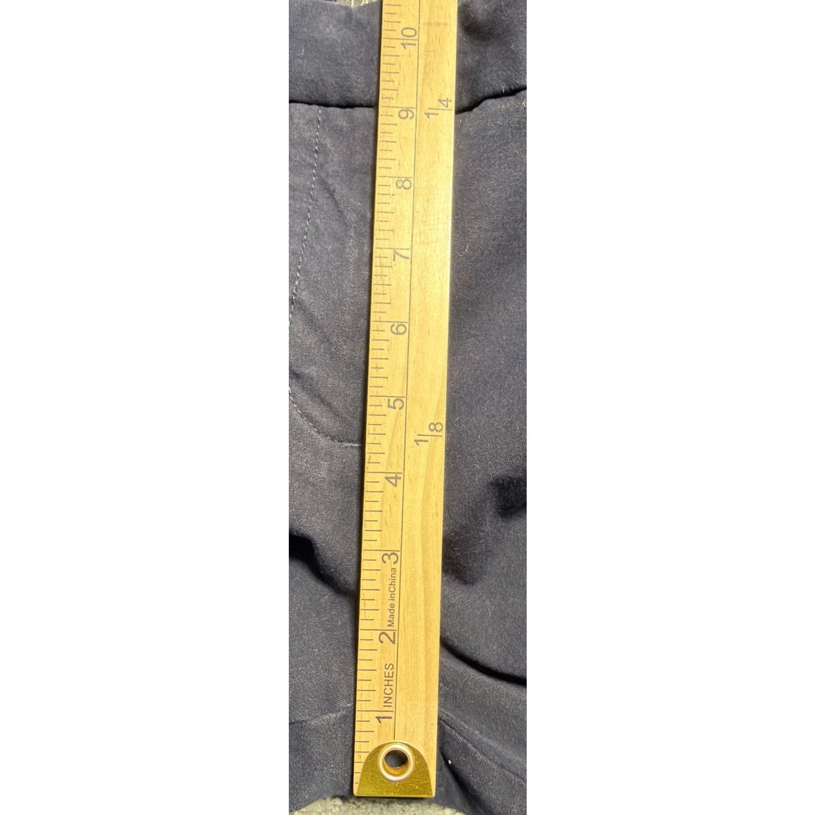 TALBOTS Petites Women's 8P Navy Blue Newport Cotton Blend Straight Leg 30x28