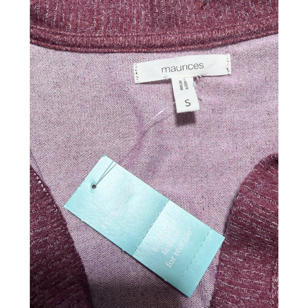 New Womens Oversized Lightweight Sweater Maurices Cranberry Size Small