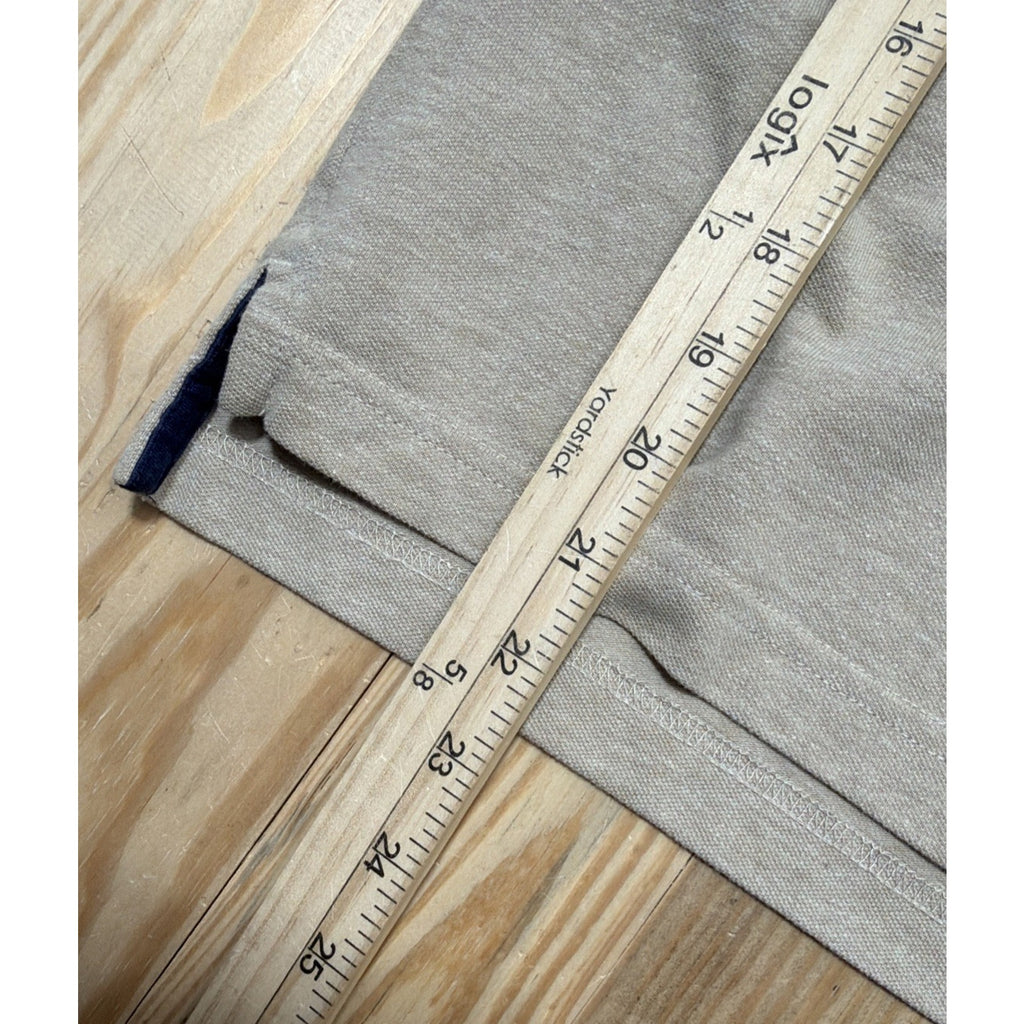 US Polo Assn USPA Collared Polo Shirt Biege Boys Youth Size Large