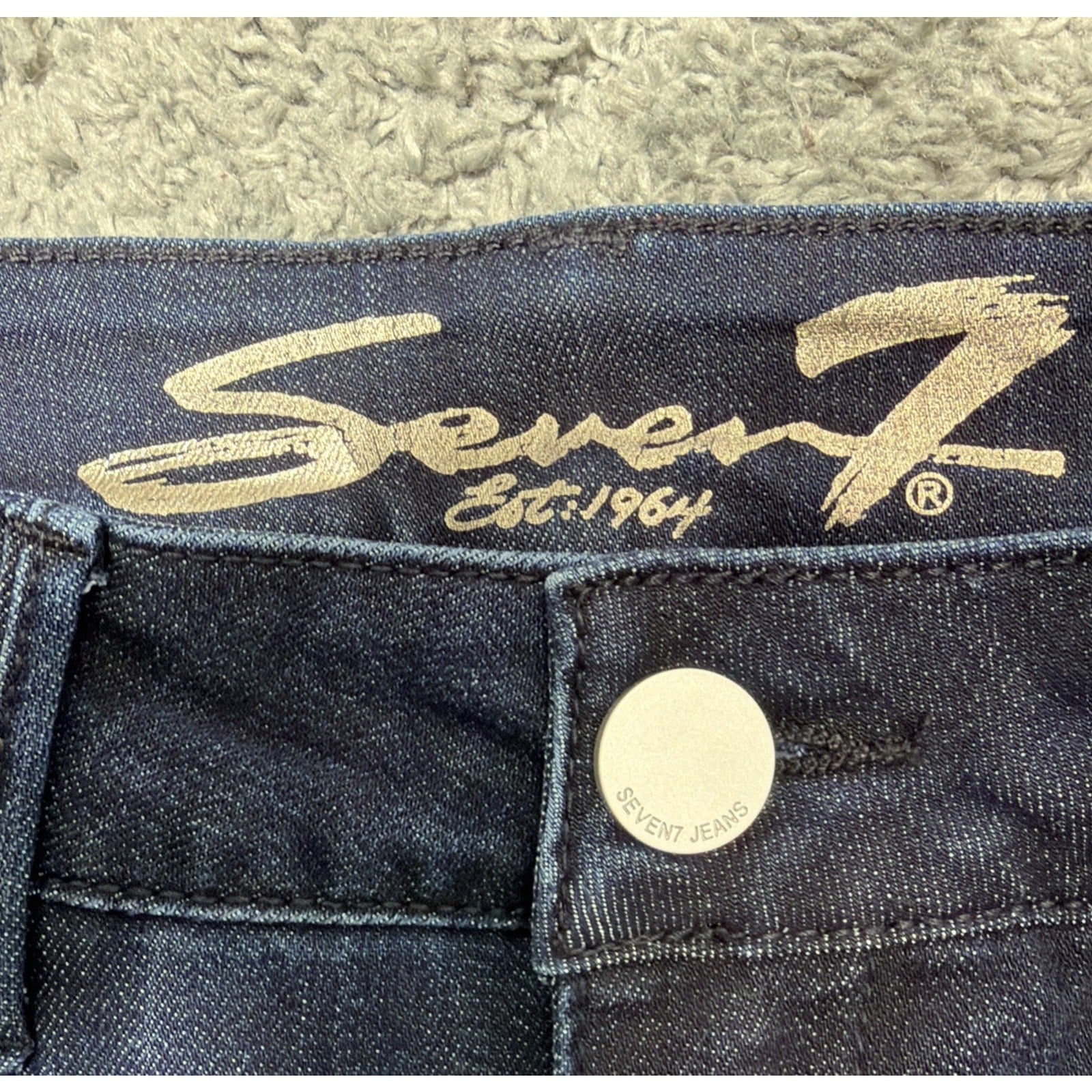 Seven Jeans Bella High Rise Wide Leg Denim Jeans Woman’s Size 8 31x32