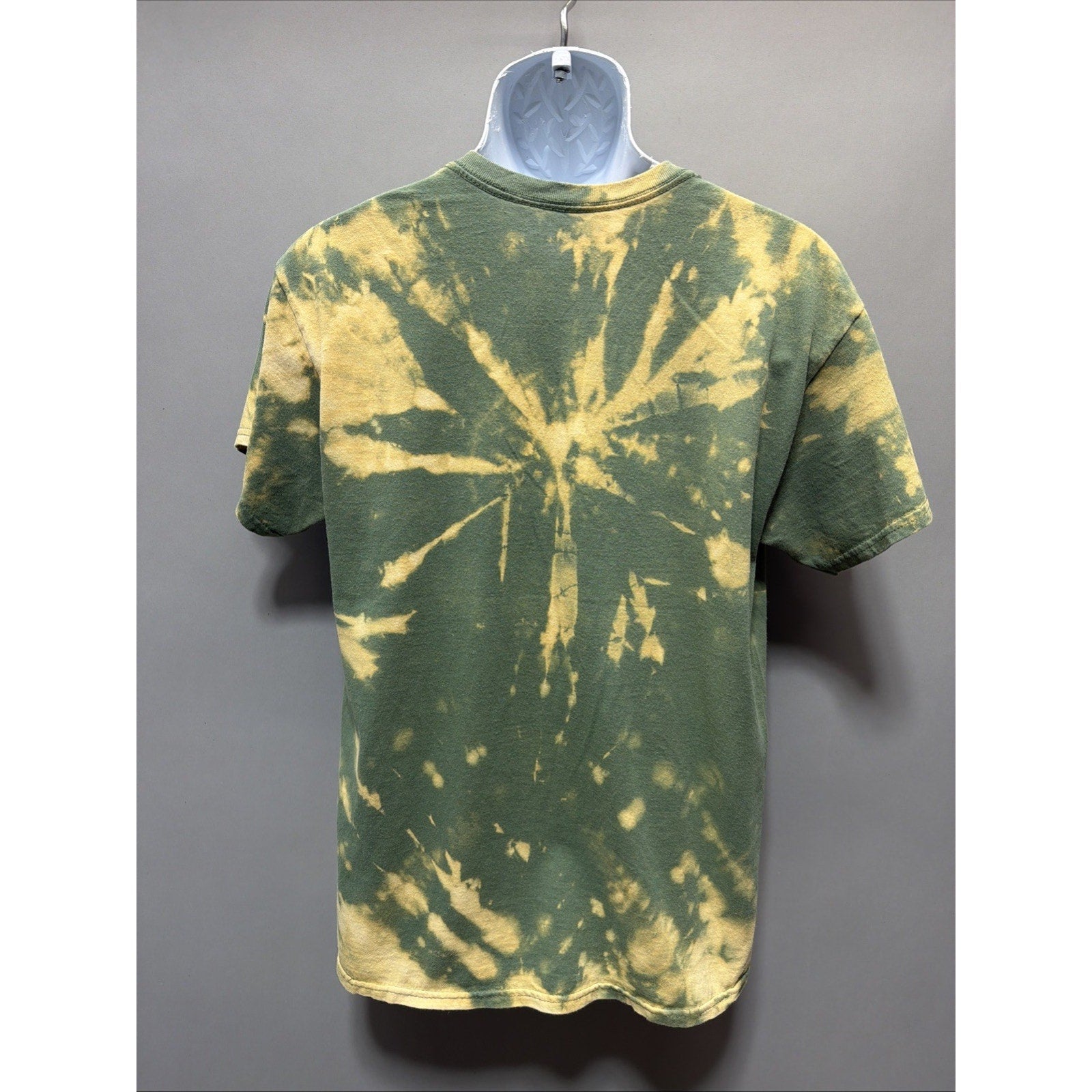 Memphis Tennessee Bluff City Mens Gray Graphic Print Short Sleeve Shirt Size L