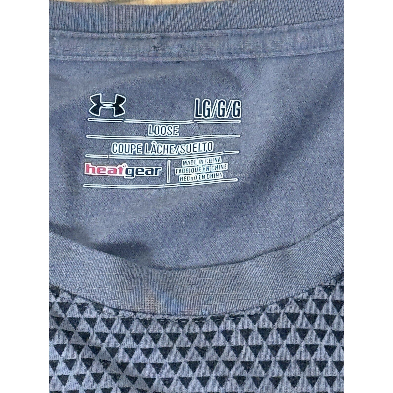 Men's Under Armour Gray Loose Fit Tee Size Large “Basketball Or Nothing”