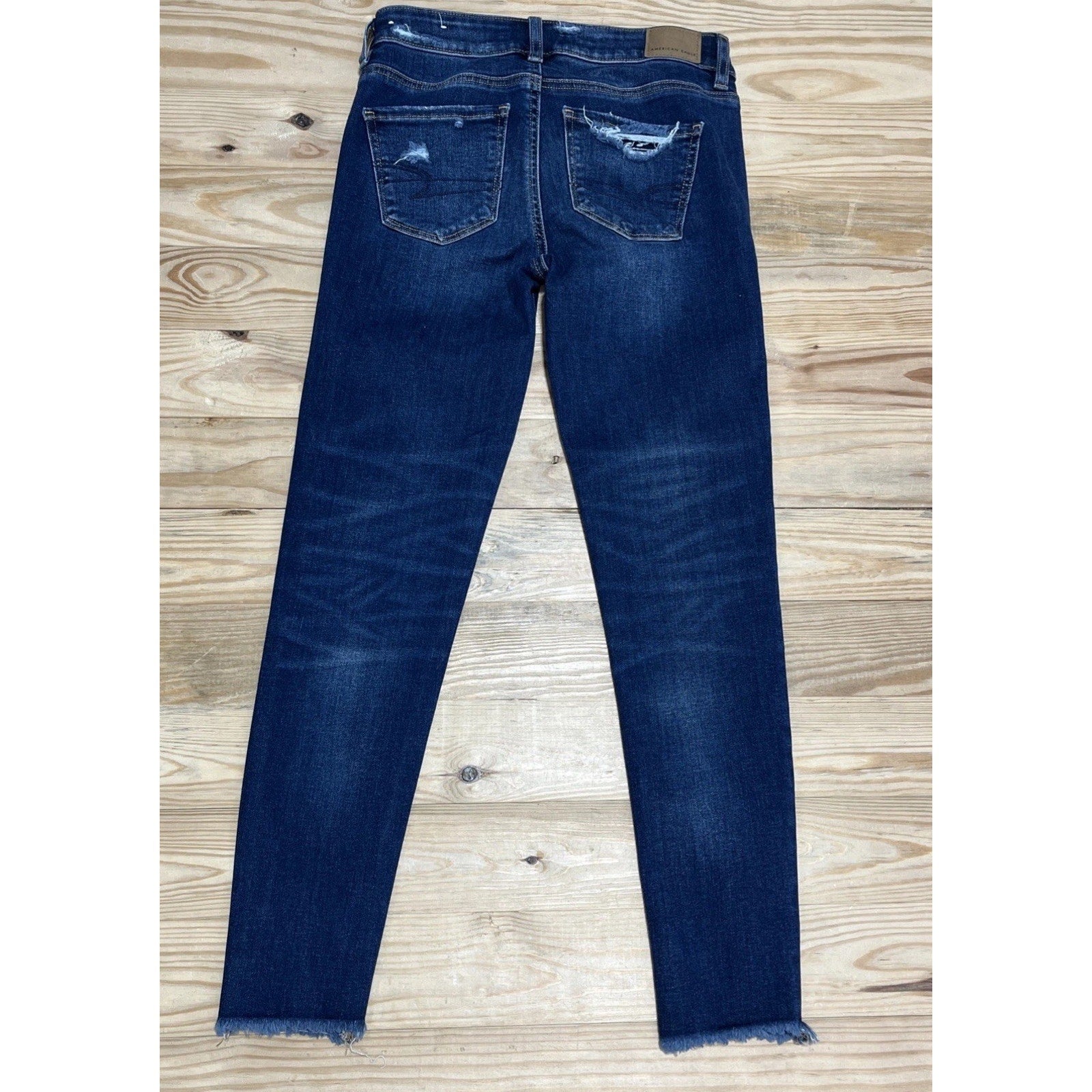 American Eagle Jeans Womens 0 Short Regular Next Level Stretch Jegging Denim