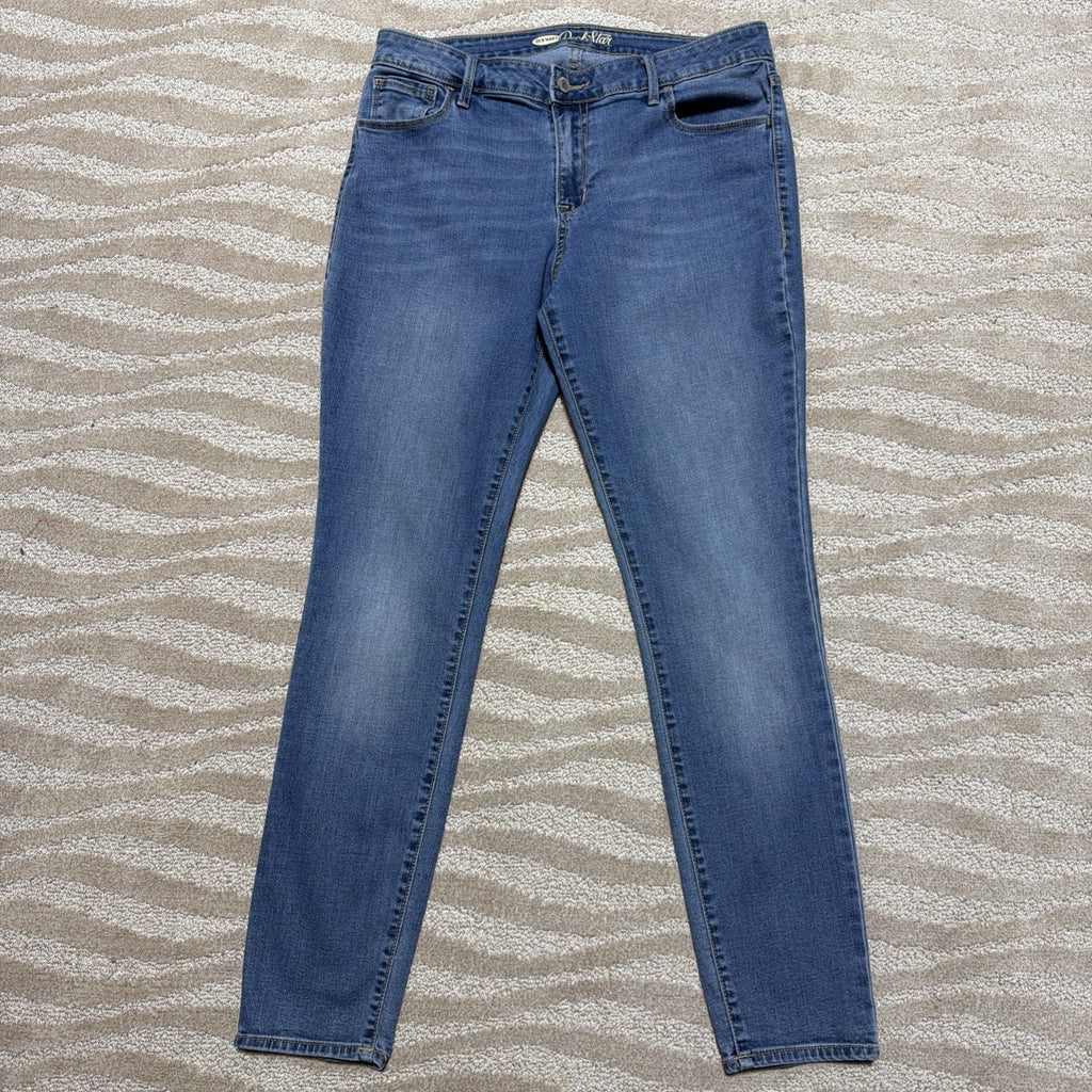 Old Navy Rockstar Skinny Jeans Lightwash Sz 14 Stretchy 32x29