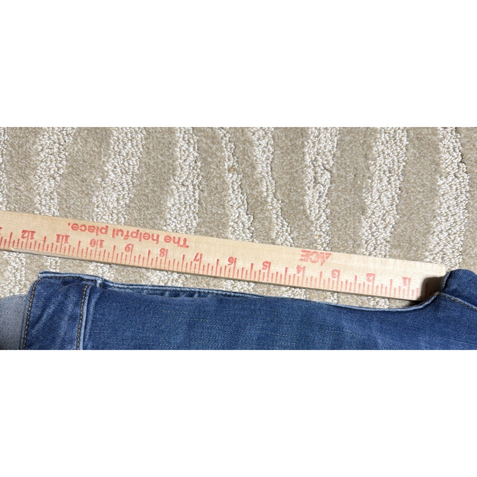 Judy Blue Jeans Womens 9/29 Blue Denim Super Flare Stretch Distressed Raw Hem