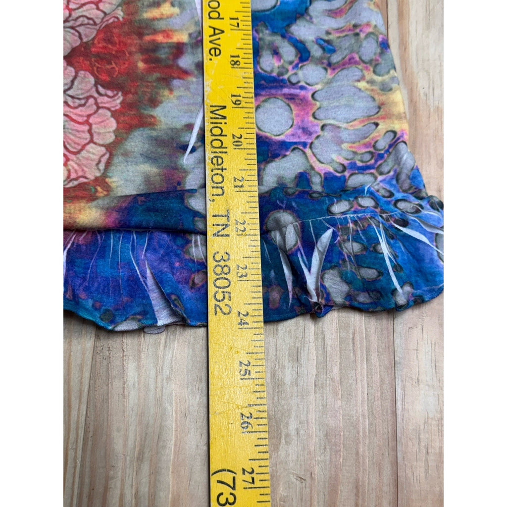Chelsea & Violet Top XS Floral Sleeveless Print Tank