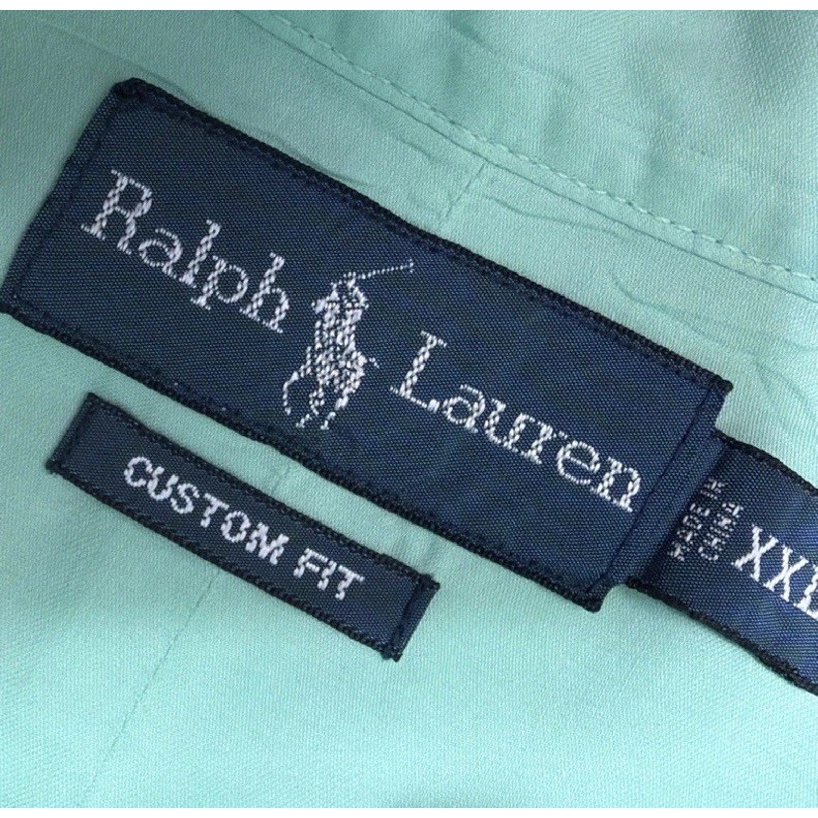 Polo Ralph Lauren Men's Custom Fit Casual Shirt Green XXL