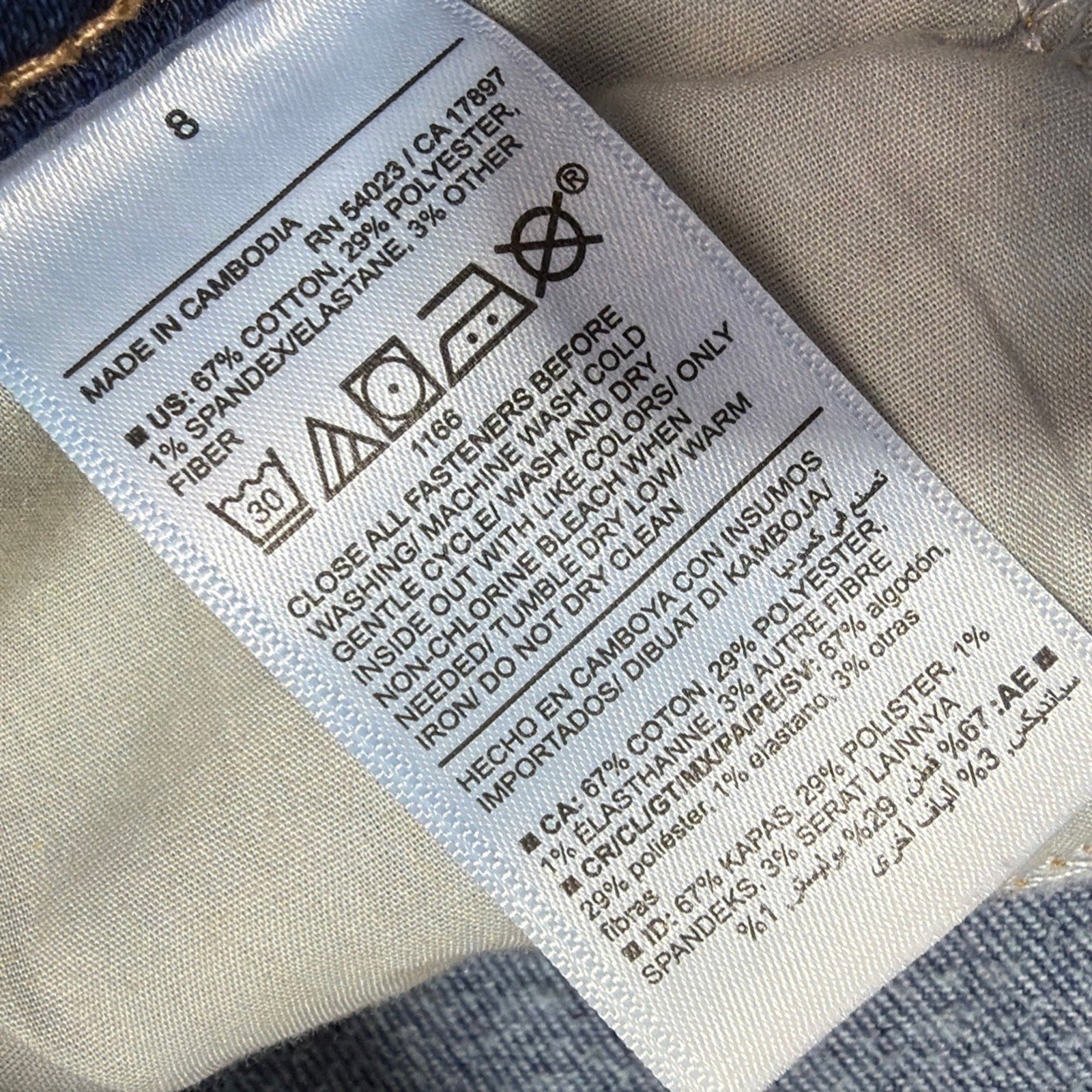 New OLD NAVY Women's Size 8 High Rise OG Straight Ankle Jeans 30x27