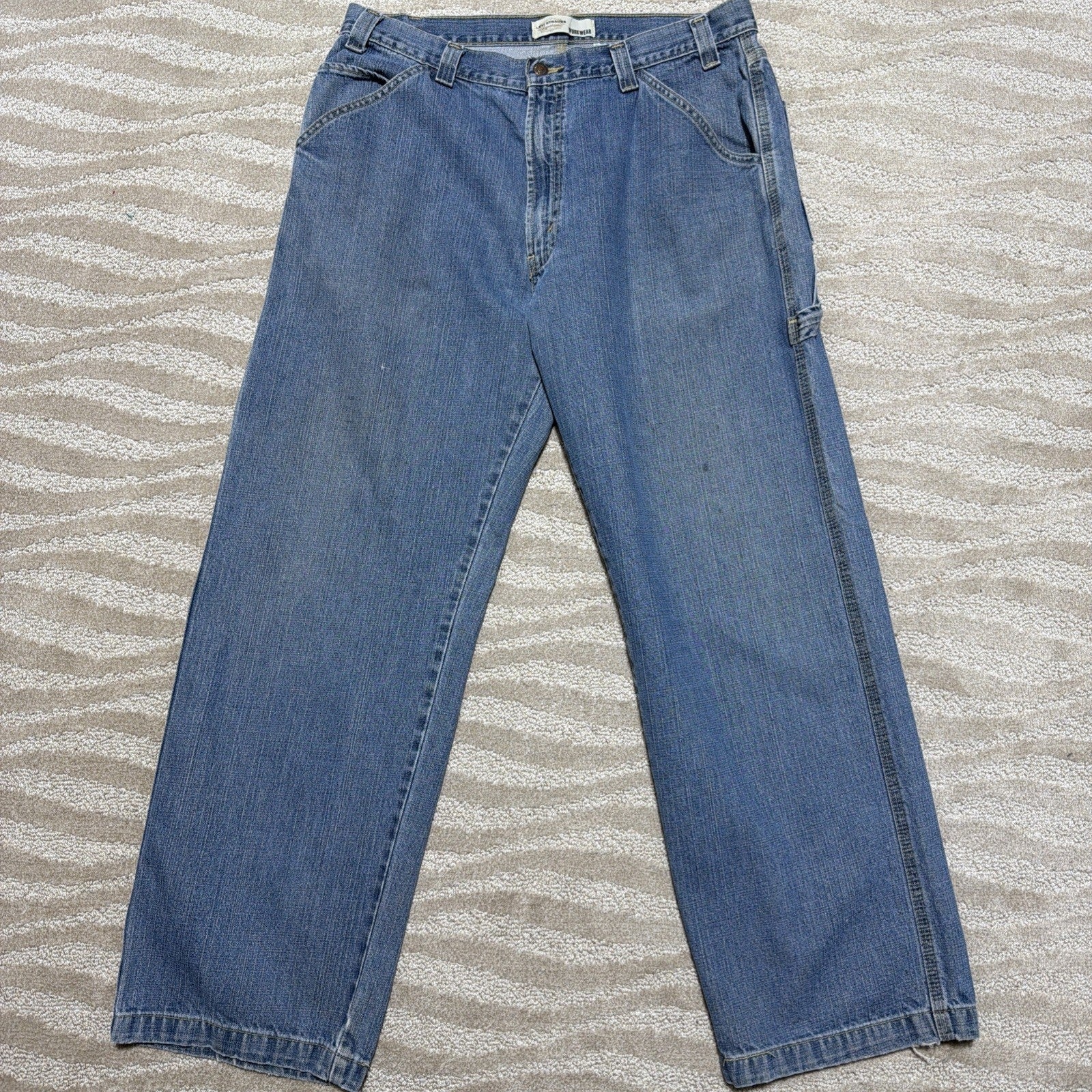 Levis Strauss Signature Carpenter Jeans Mens 48 x 30 painter utility workwear