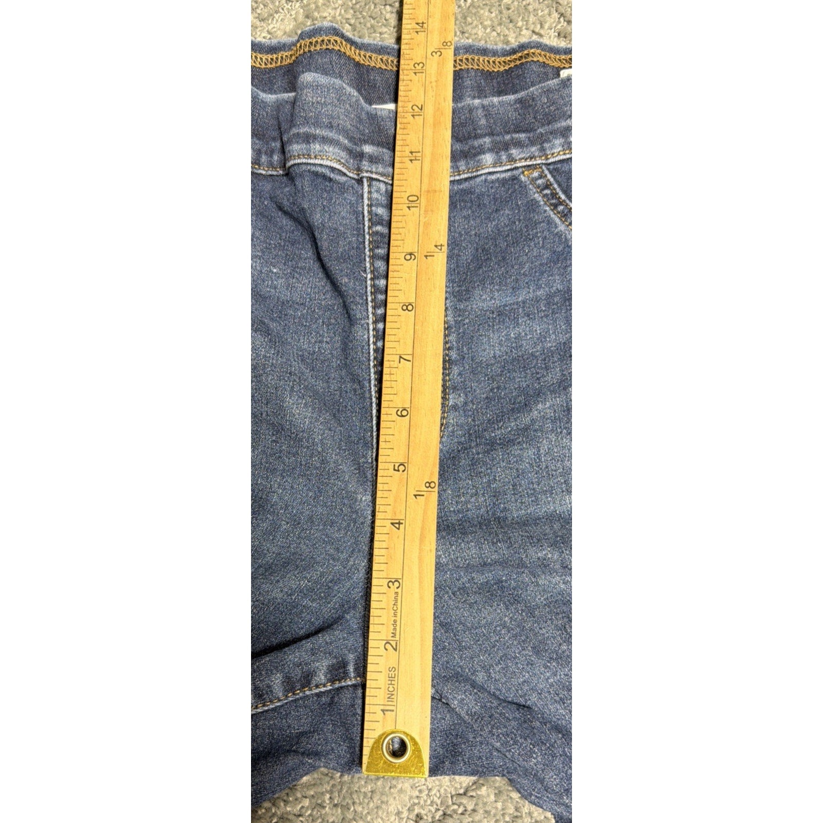 Wonderly Women’s 12 High-Rise Pull-On Super Skinny Jeans Stretch Blue