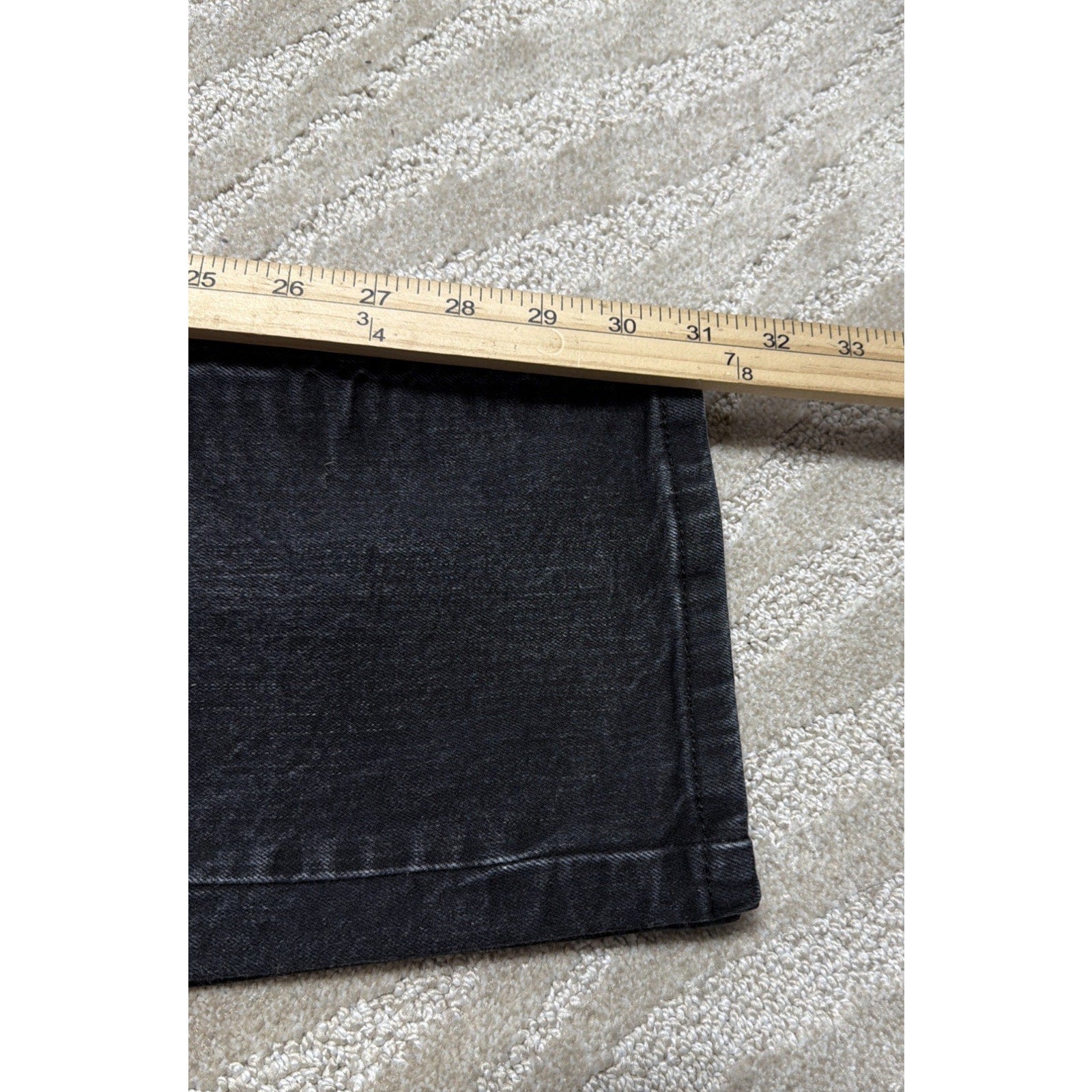 Men’s Levi’s 505 Straight Fit Black Denim Jeans 32x32