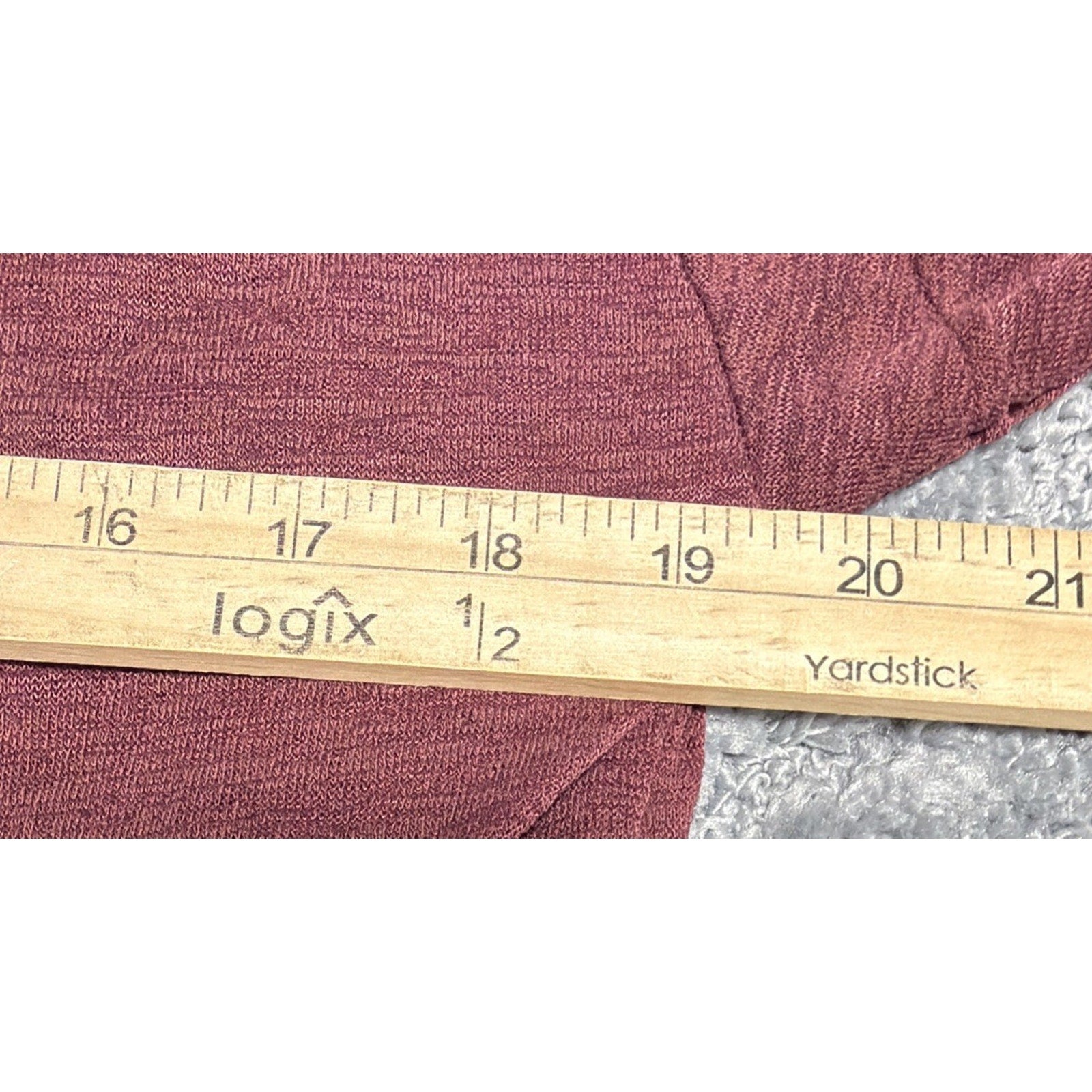 Banana Republic Womens Lux Slub Knit Sweater S Petite Red Pullover Minimalist