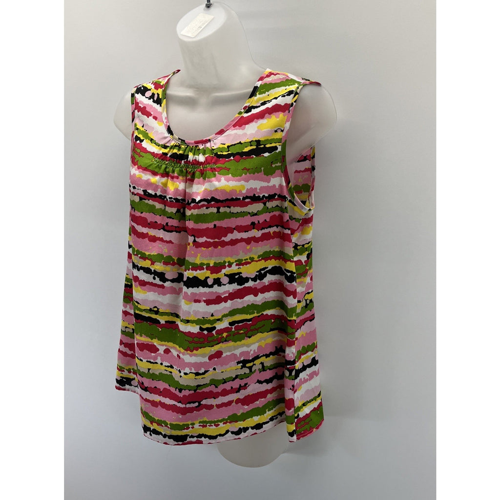 PRESTON YORK SLEEVELESS TOP WOMENS S Multi Color BOHO