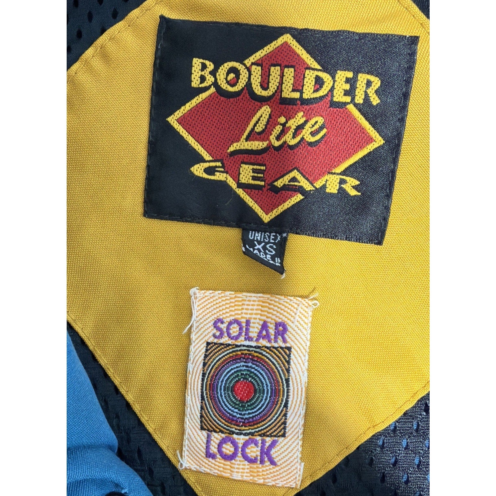 Vintage 90s Boulder Gear Lite Solar Lock Lined Ski Jacket Size XS