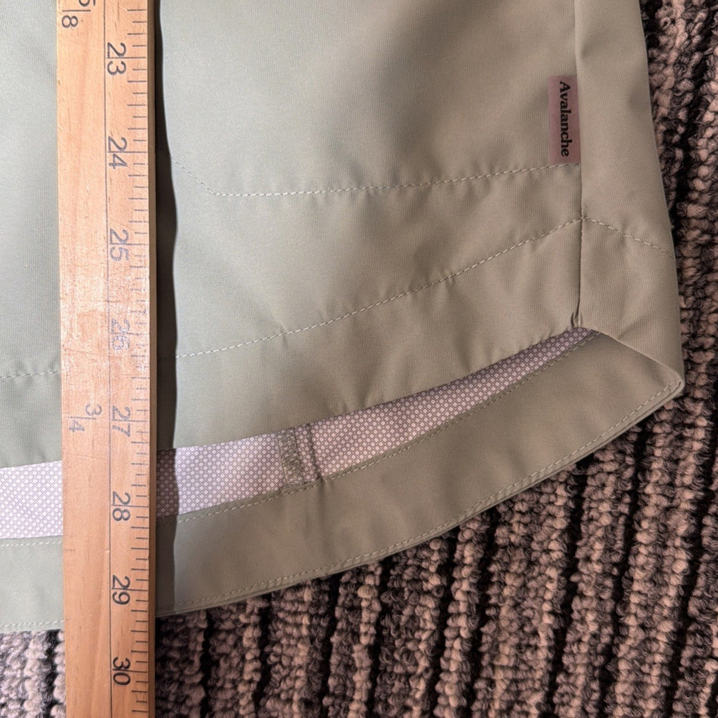 Avalanche Outdoor Supply Ripstop Rain Jacket S Green Lightweight NWOT