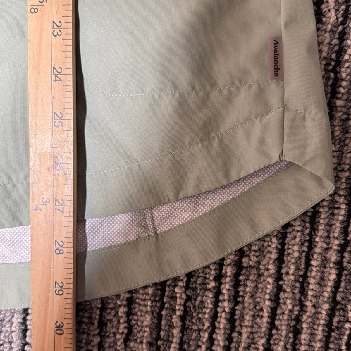 Avalanche Outdoor Supply Ripstop Rain Jacket S Green Lightweight NWOT