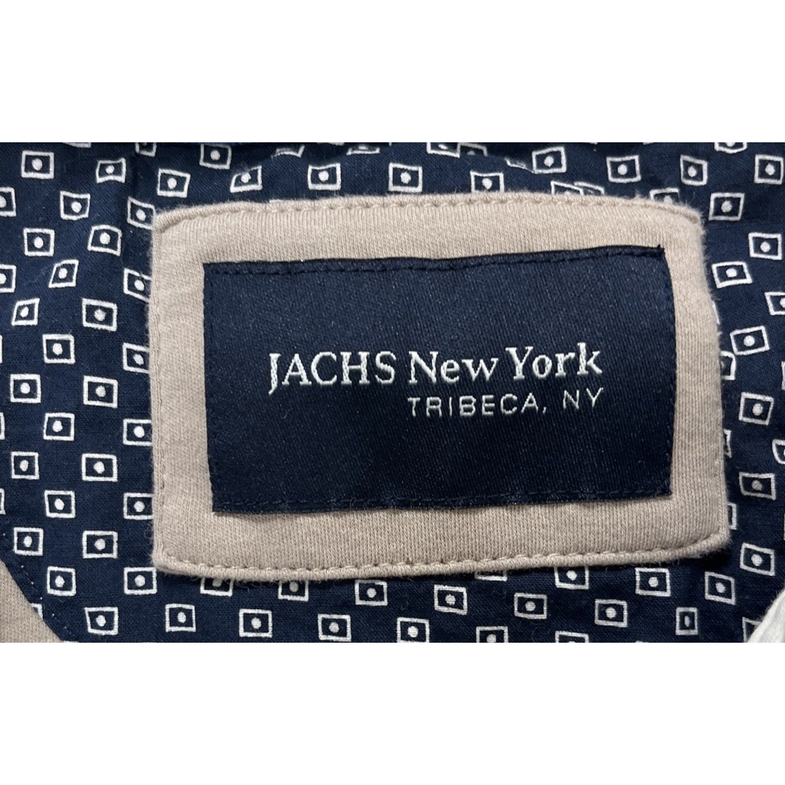 JACHS TriBeCa New York Size XL Shirt Sleeve Men’s Polo-type Shirt Taupe