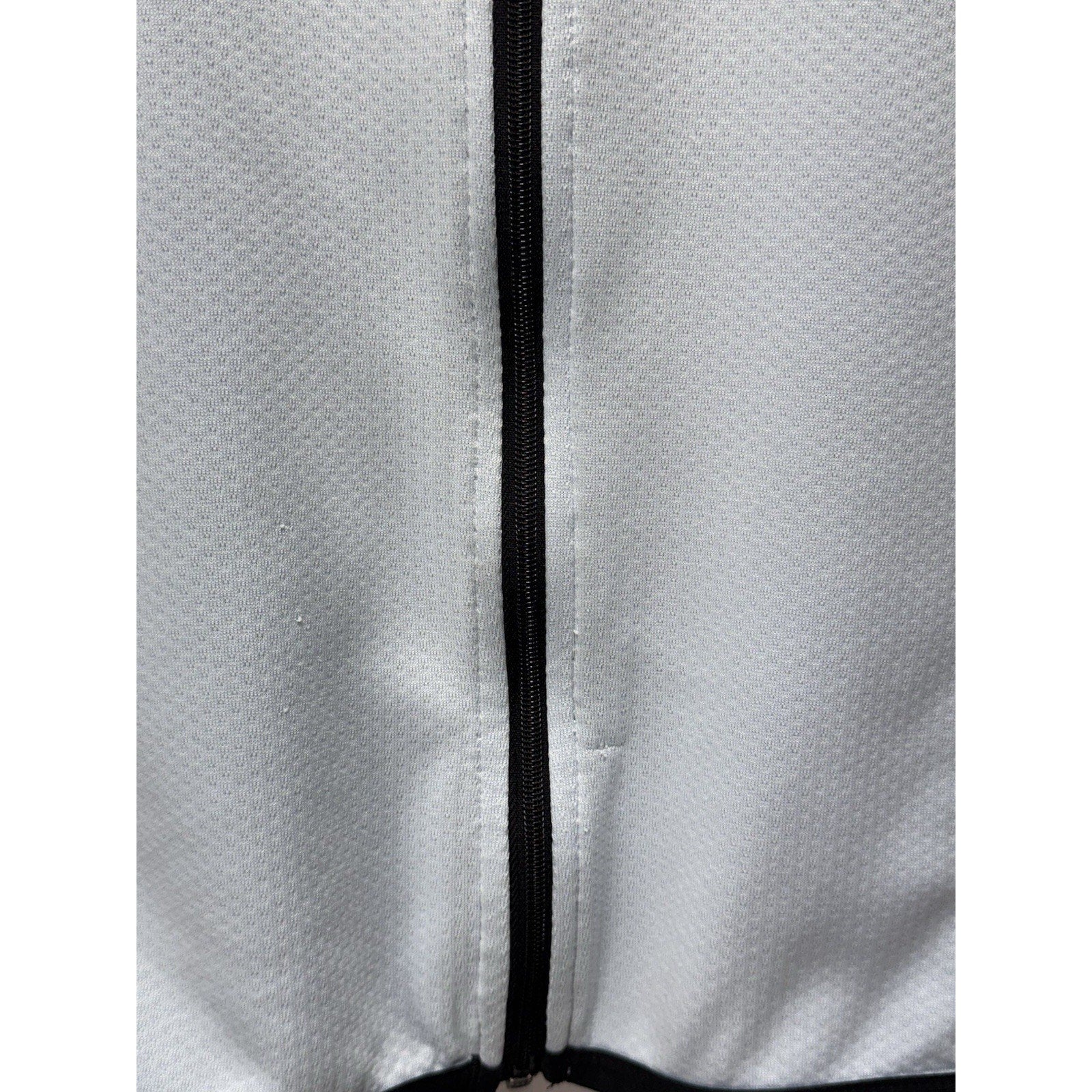 NIKE Sportswear Sherpa Fleece Jacket Girls XL Y2k Vtg Gray ColorBlock Full Zip