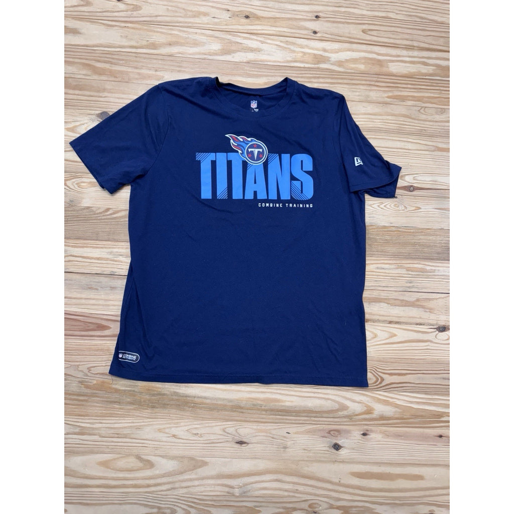 Tennessee Titans NFL New Era Men's Combine Hash Navy T-Shirt Size 2XL