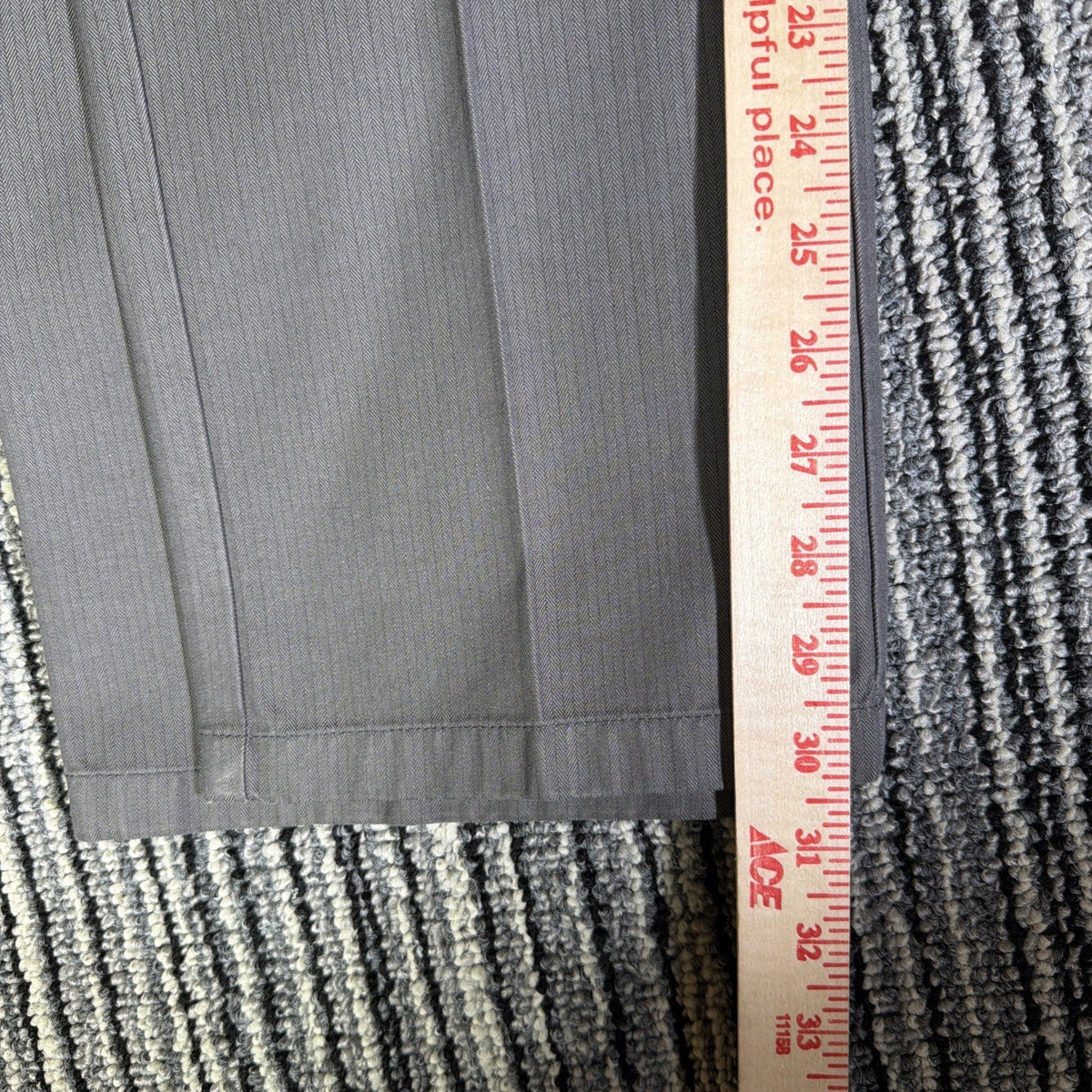 MENS DOCKERS SIGNATURE KHAKI SLIM FIT FLAT FRONT PANTS STRIPED 30x32