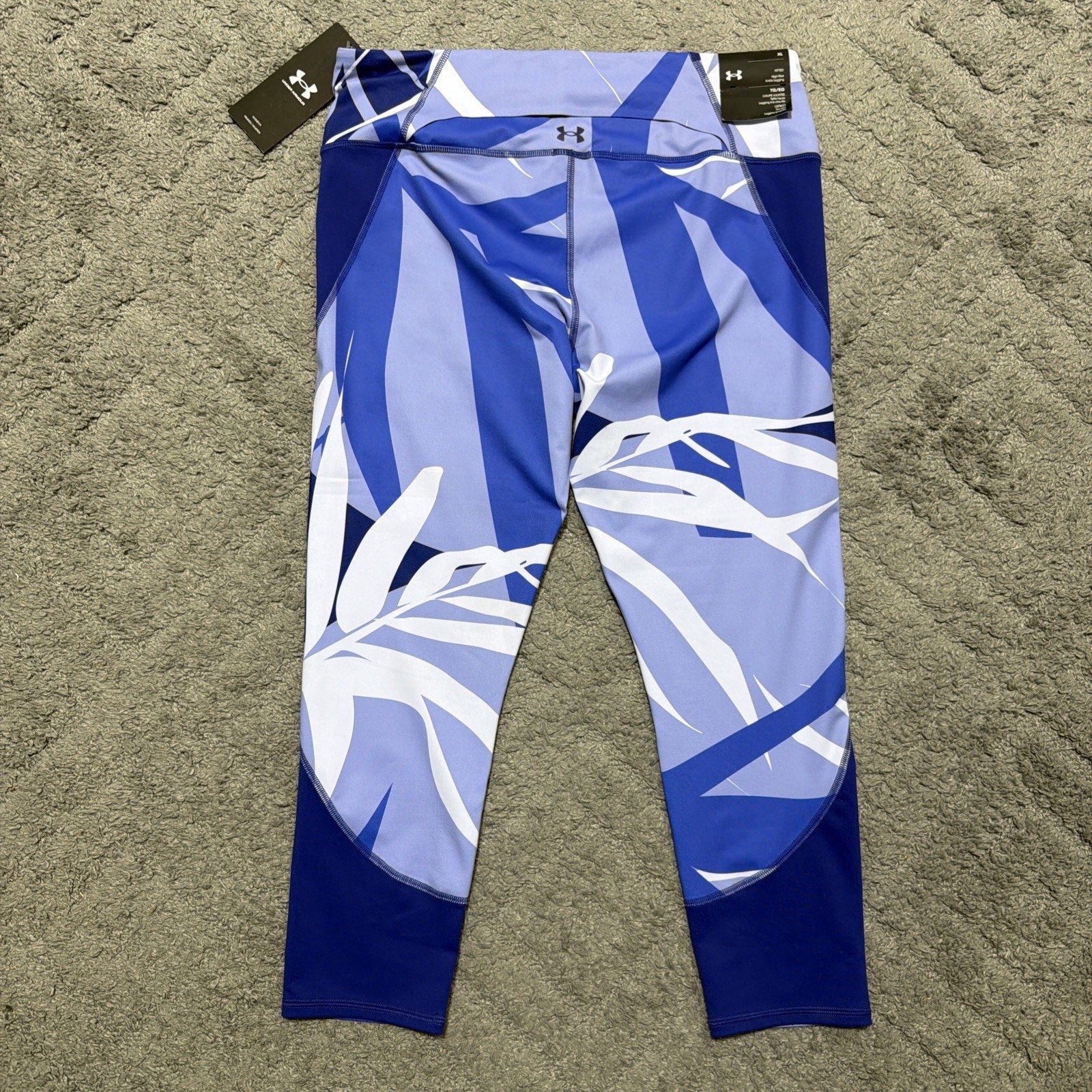 Women's Under Armour UA Reflect Printed High Rise Ankle Leggings Size XL NWT