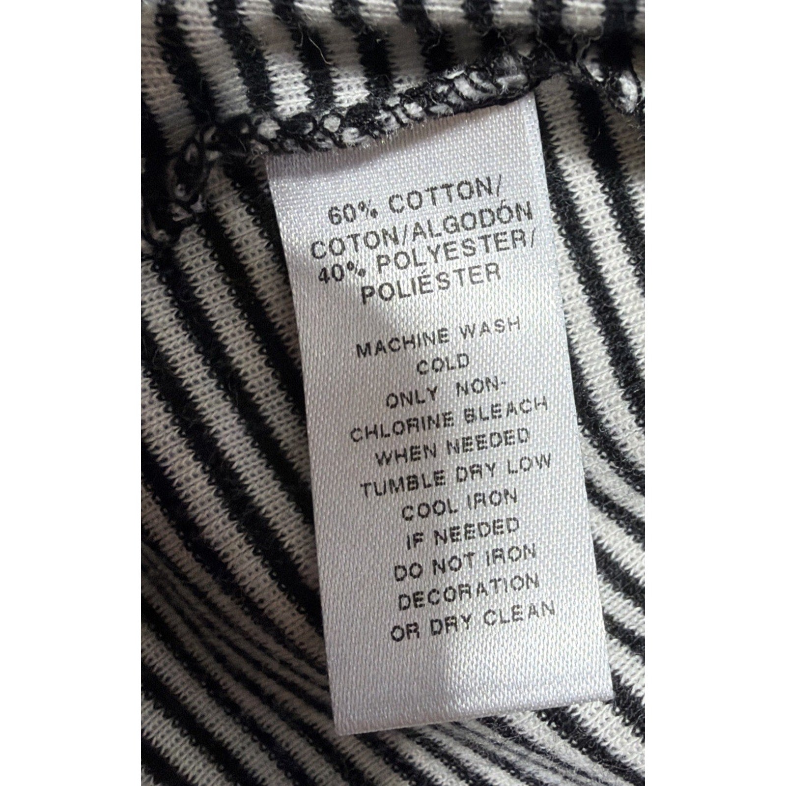LOFT womens top long sleeve striped cotton shirt size Small