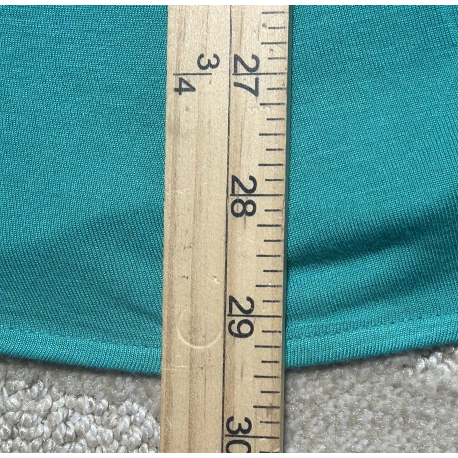 Lauren Ralph Lauren Tunic Tee Womens Size XL Aqua Blue Lightweight Side Slits