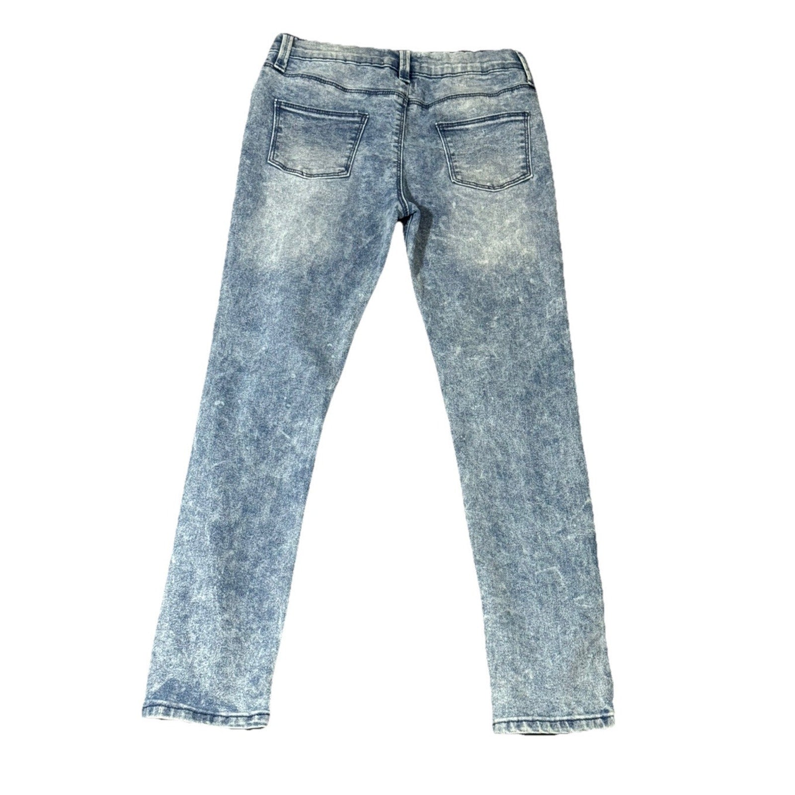 Cotton On Kids Jeans Slim Fit Blue Distressed Unisex Kids Size 9-10