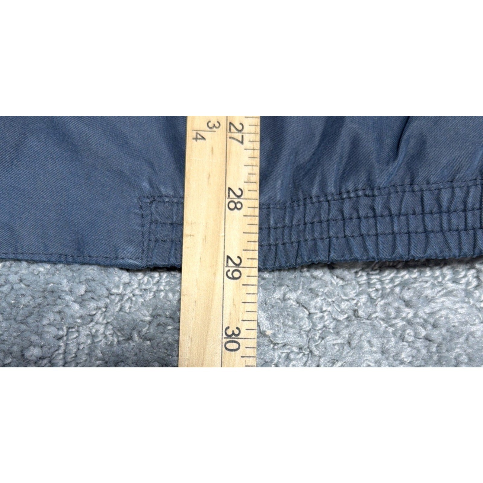 Vintage izod Bomber Jacket Blue Large Zip Vented Back Men’s Mesh Lined