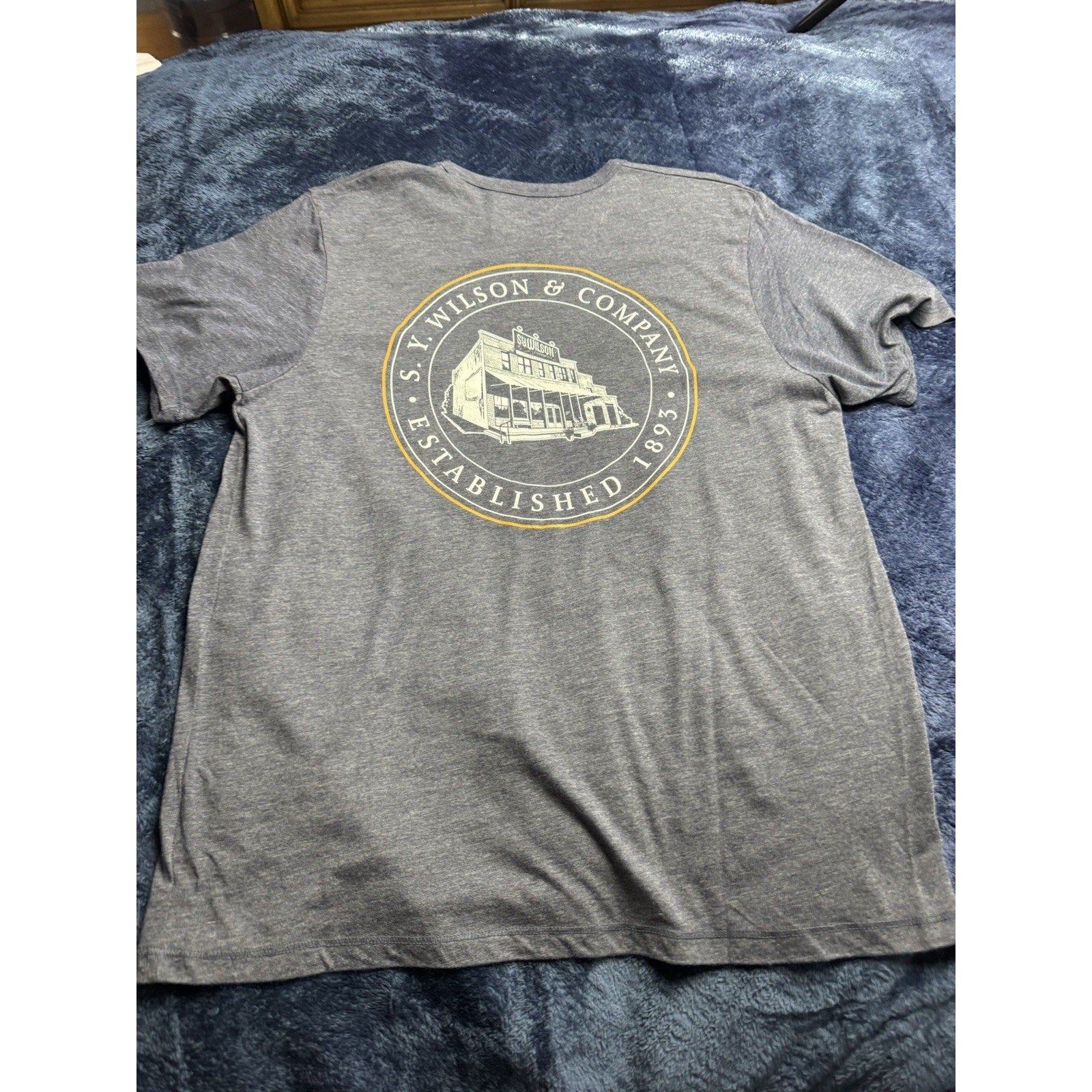 Legacy Brand Navy Blue Short Sleeve S.Y. Wilson & Co. Men’s T Vintage Inspired