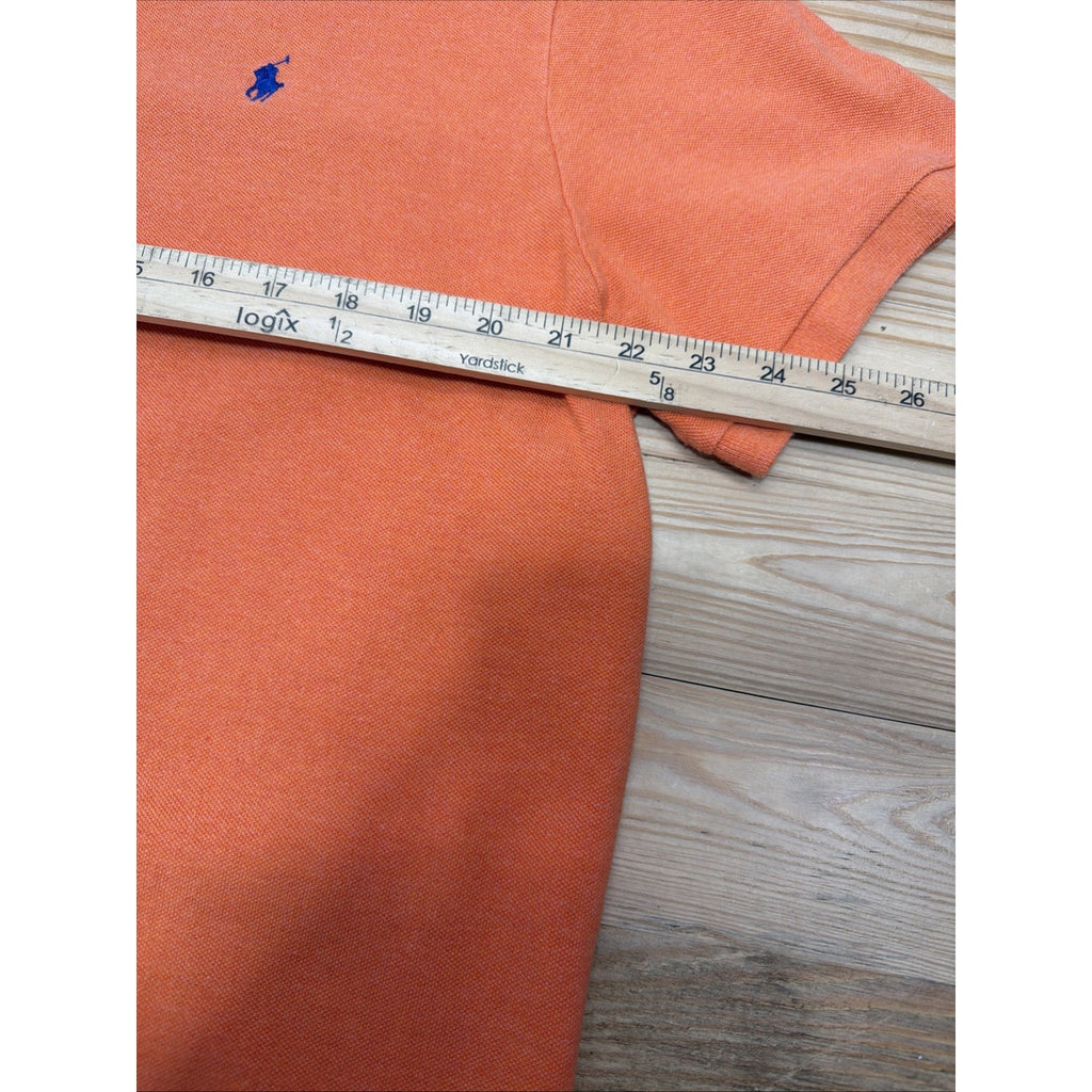 Polo Ralph Lauren Custom Slim Fit Orange Pony Cotton Polo Shirt Men's XXL