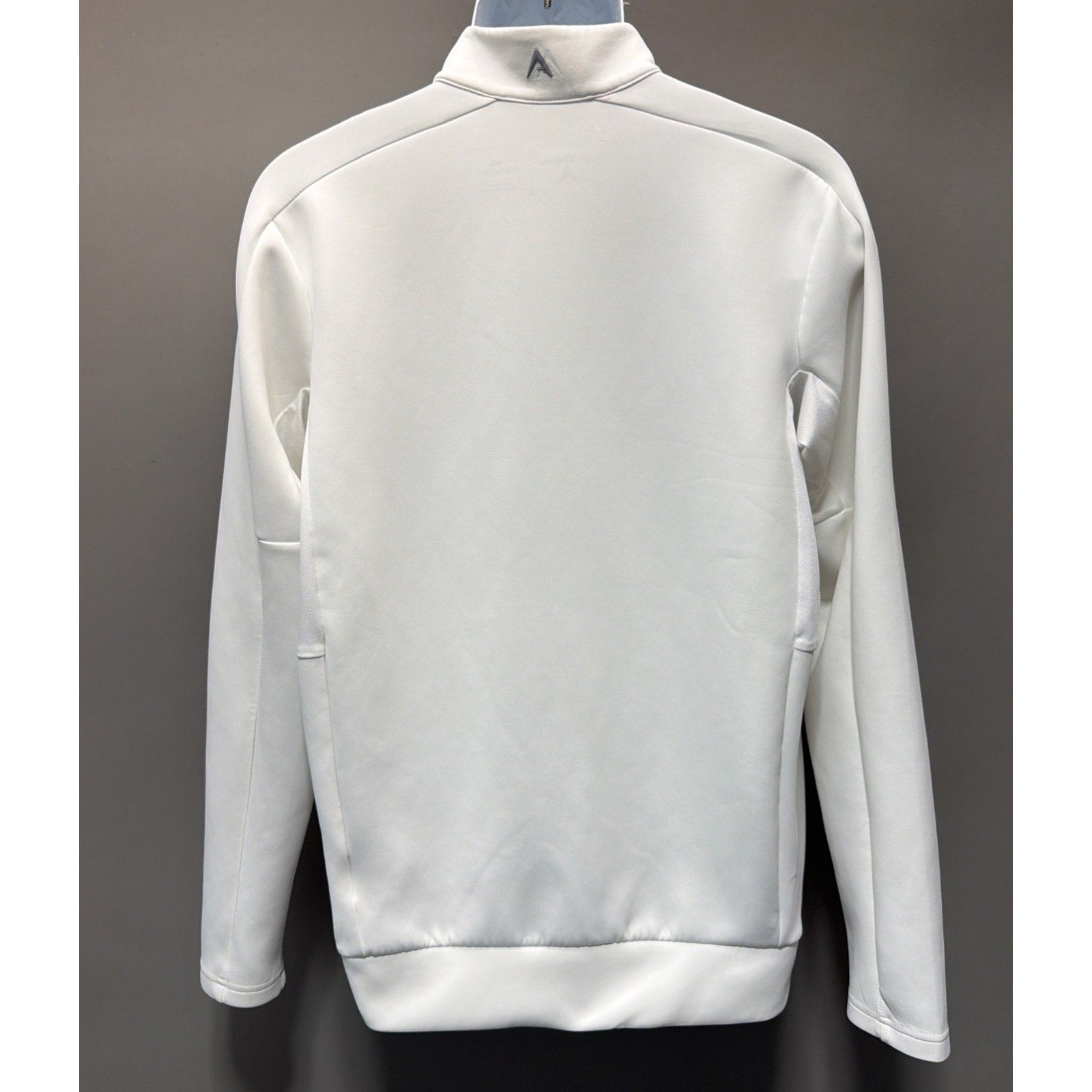 Las Vegas Raiders Antigua Men's M White Metallic 1/4 Zip Generation Pullover