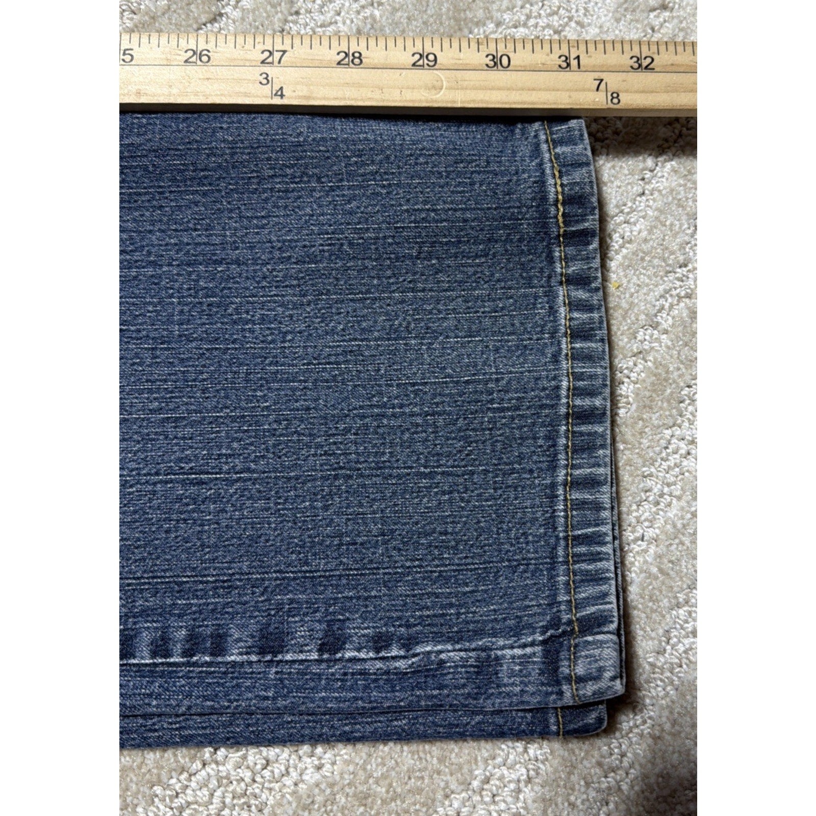 Levi's Signature Y2K Jeans Womens 10 Low Rise Bootcut Stretch Blue Stretch Denim