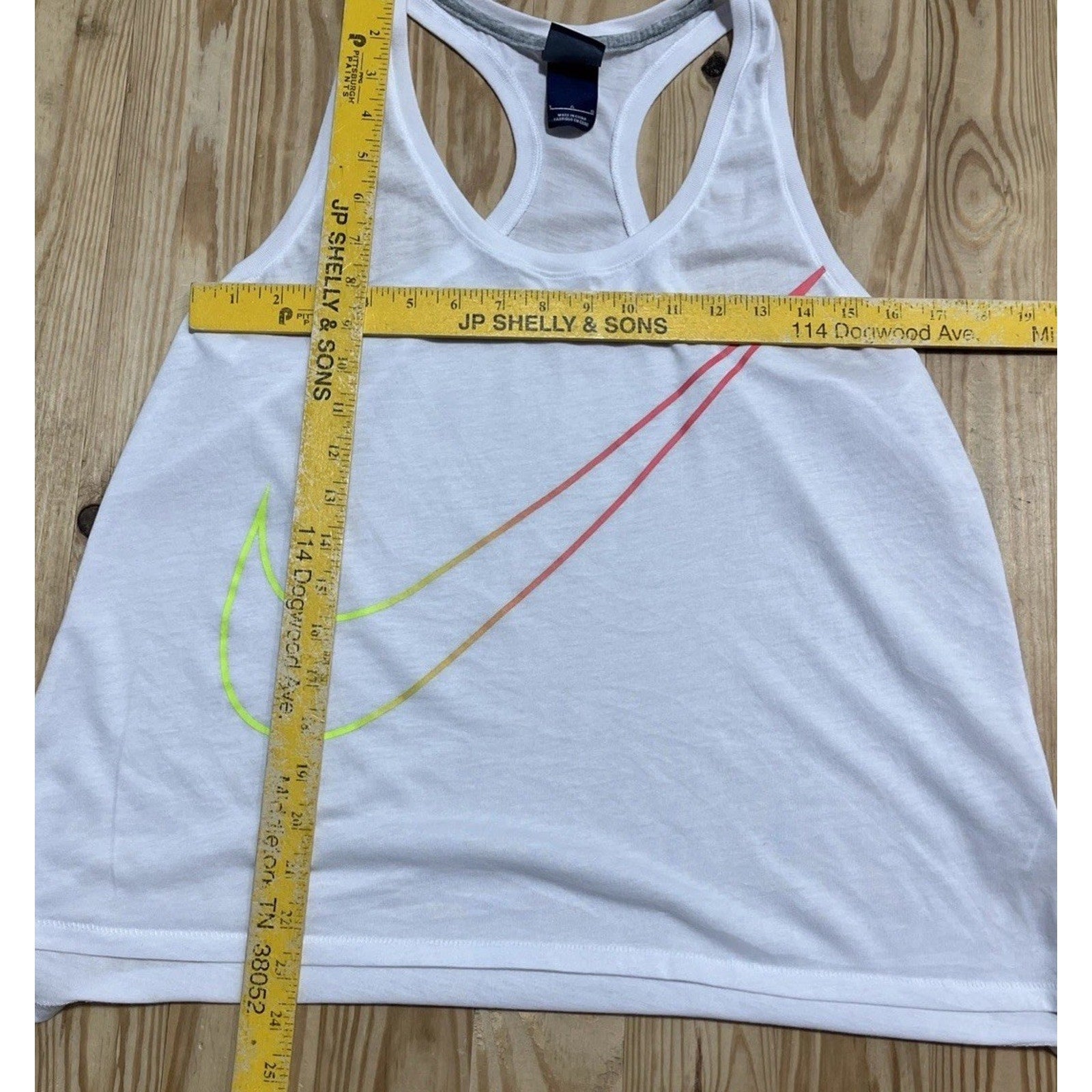 Nike Sportswear Core Tank Top Women’s Size XS White Blue Tag