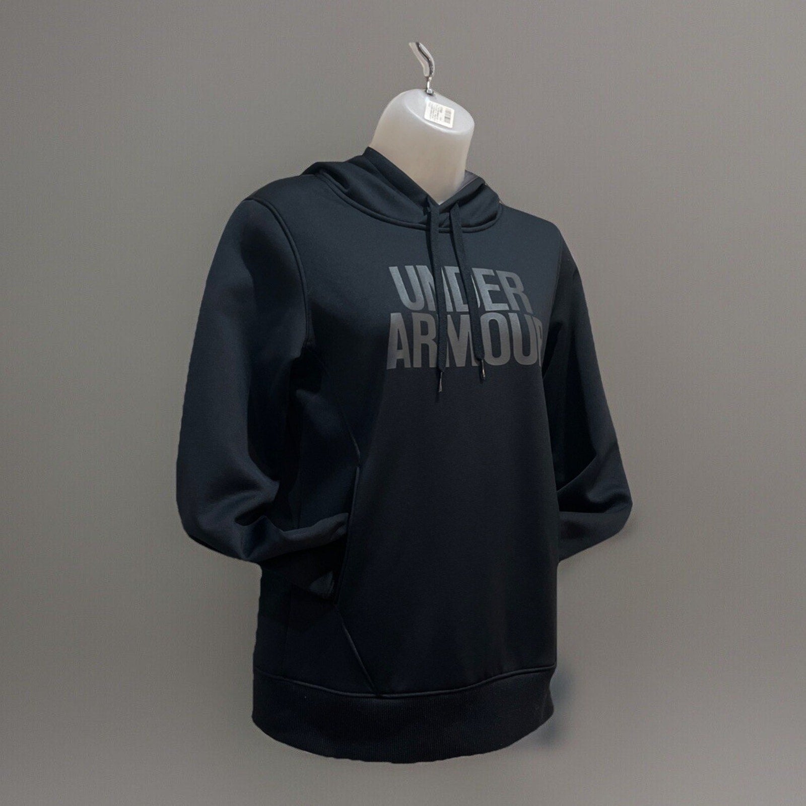 Under Armour Black ColdGear Active Pullover Hoodie Sweatshirt EUC XS