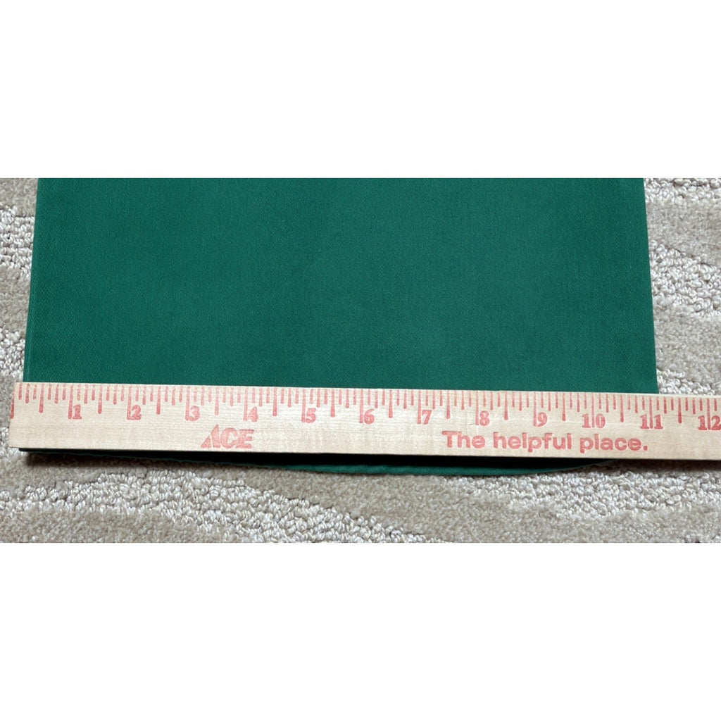 St. Johns Bay Pants Womens 2 Green Wide Leg Mid Ris Stretch Secretly Slender NWT